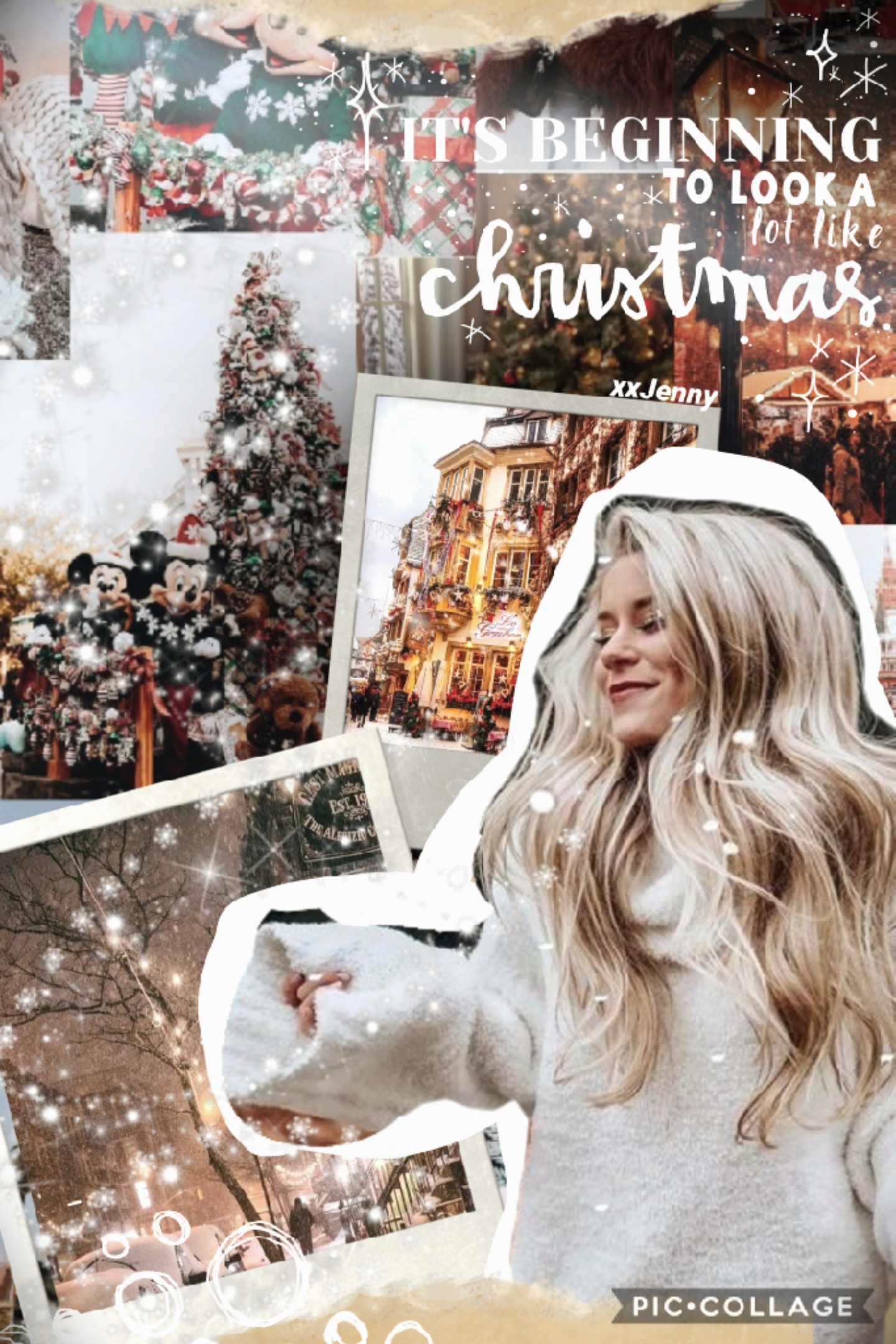 Here is a christmas post for the piccollage contest!! 🎄✨💛
