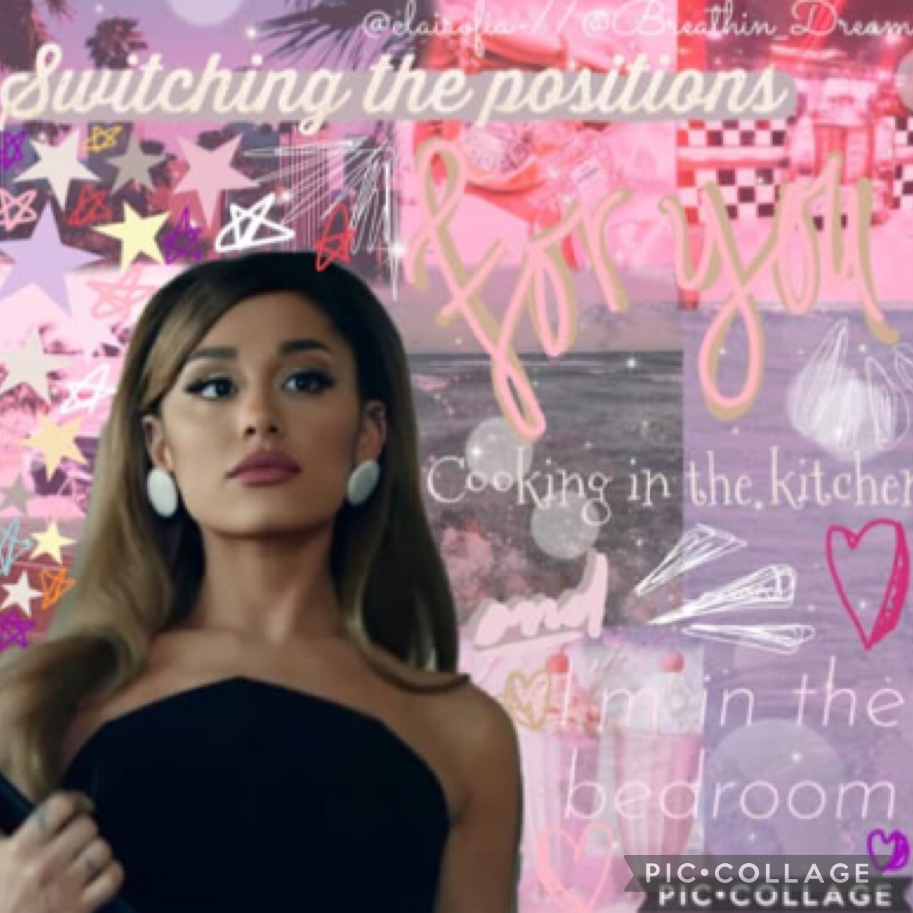 12.2.22 Positions Ariana Grande collage part 2 collaboration with clairofia-