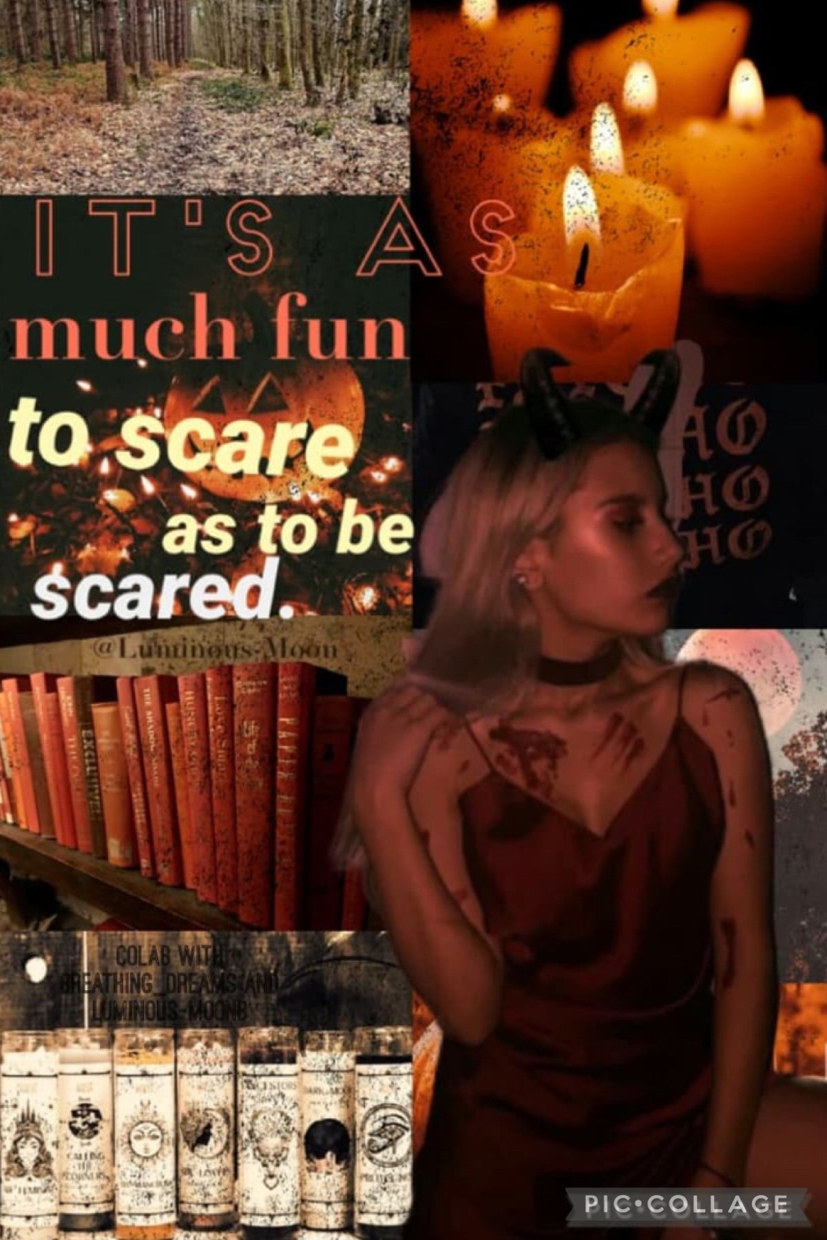 31.10.21 Halloween aesthetic collage and collaboration with Luminous-Moon