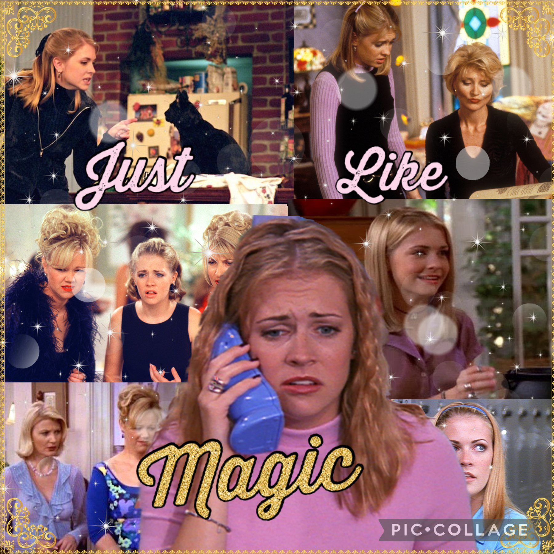 17.6.22 Sabrina the teenage witch aesthetic collage.