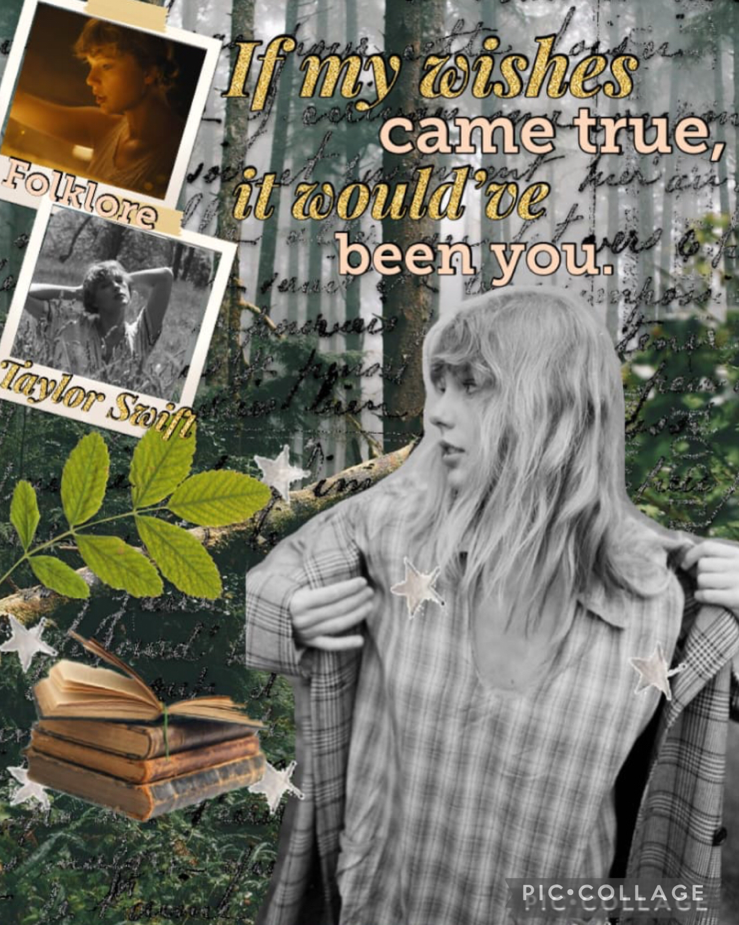 11.5.22 Folklore Taylor Swift aesthetic collage and my entry to watermelonsugarvol6 contest