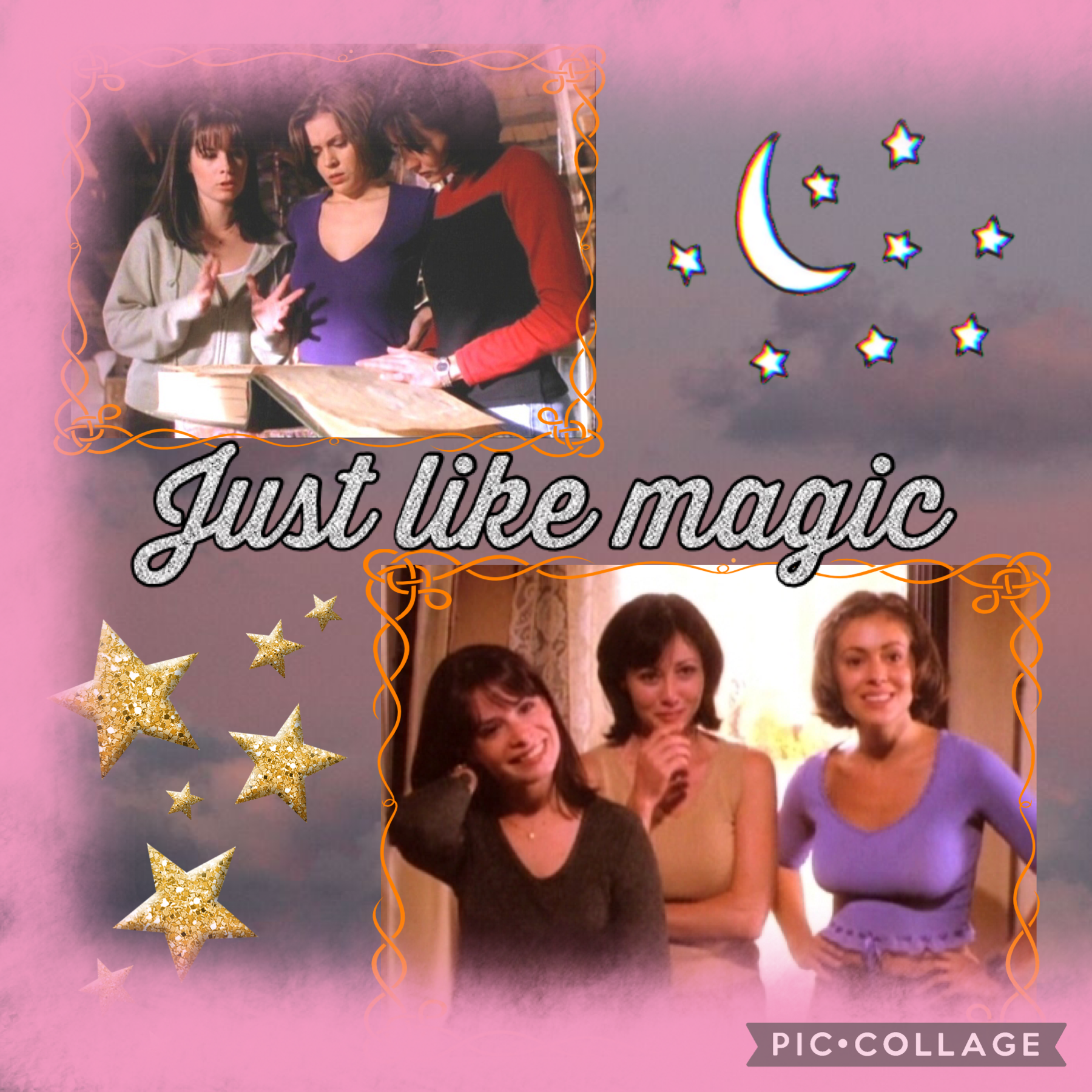 16.3.22 Charmed aesthetic collage inspired by Moonlightcococa 