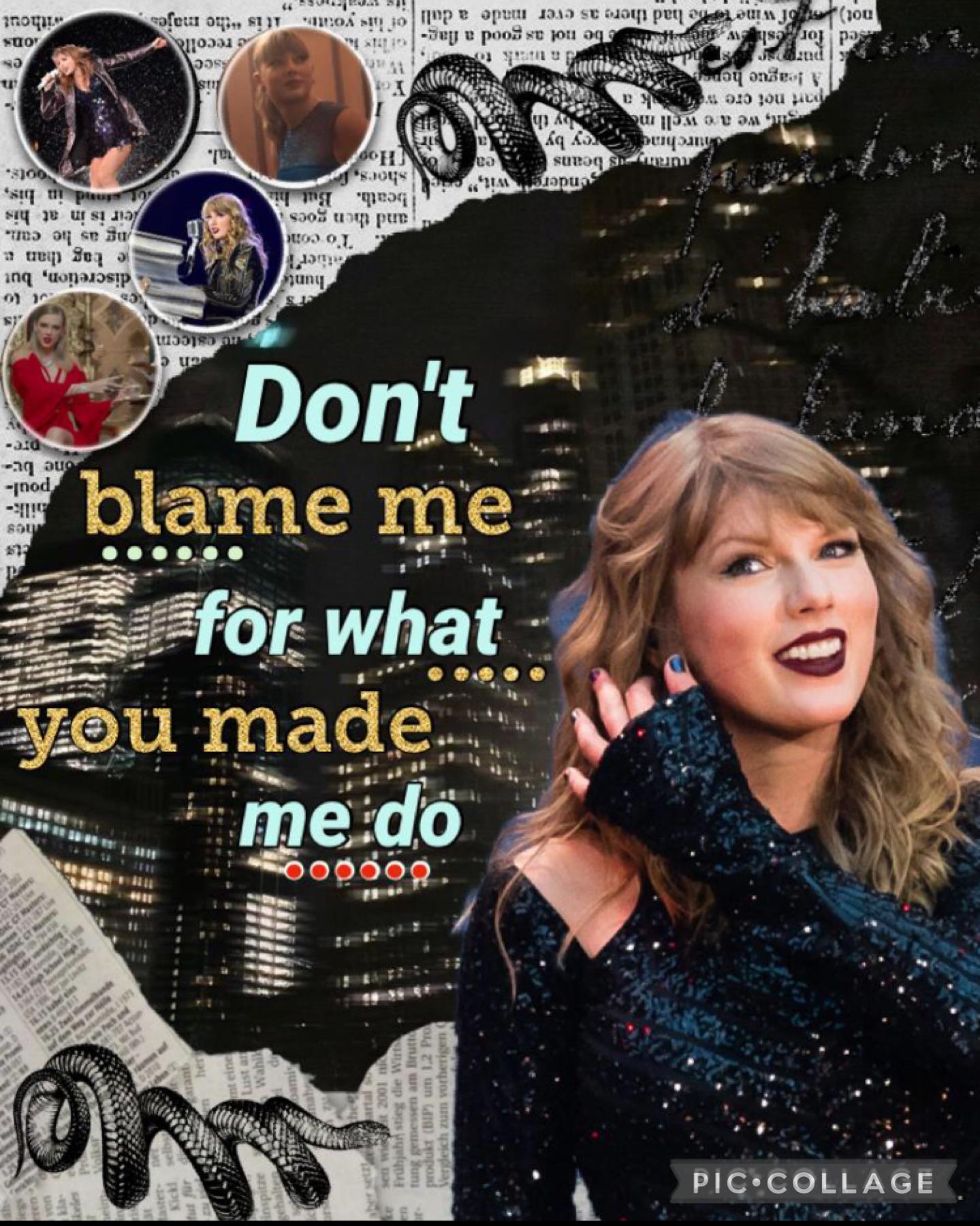 7.4.24 Reputation Taylor Swift  aesthetic collage and entry to TwilightSwiftie’s contest.