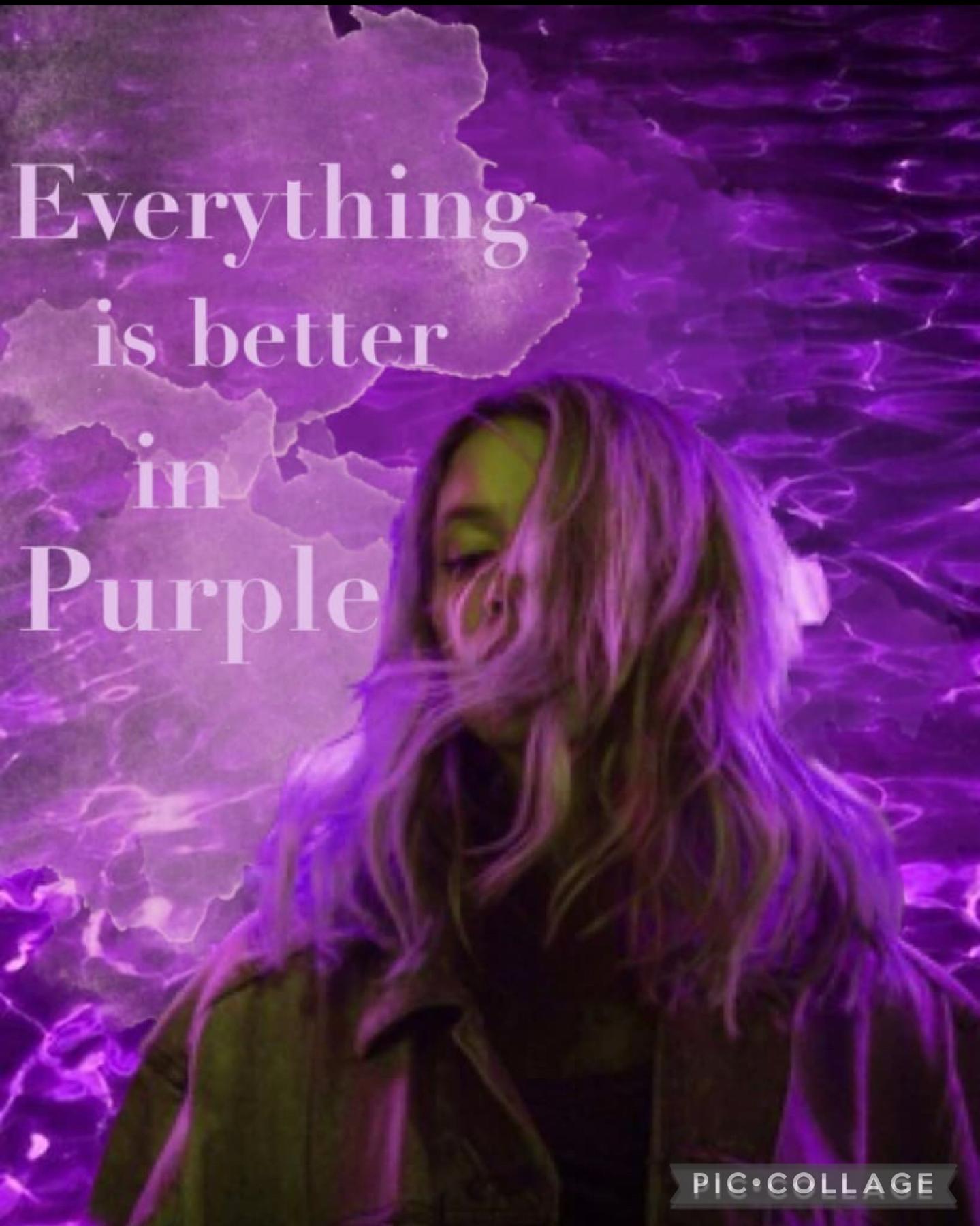 21.10.21 Dark Purple aesthetic collage and entry for SonicTheGreat’s contest 