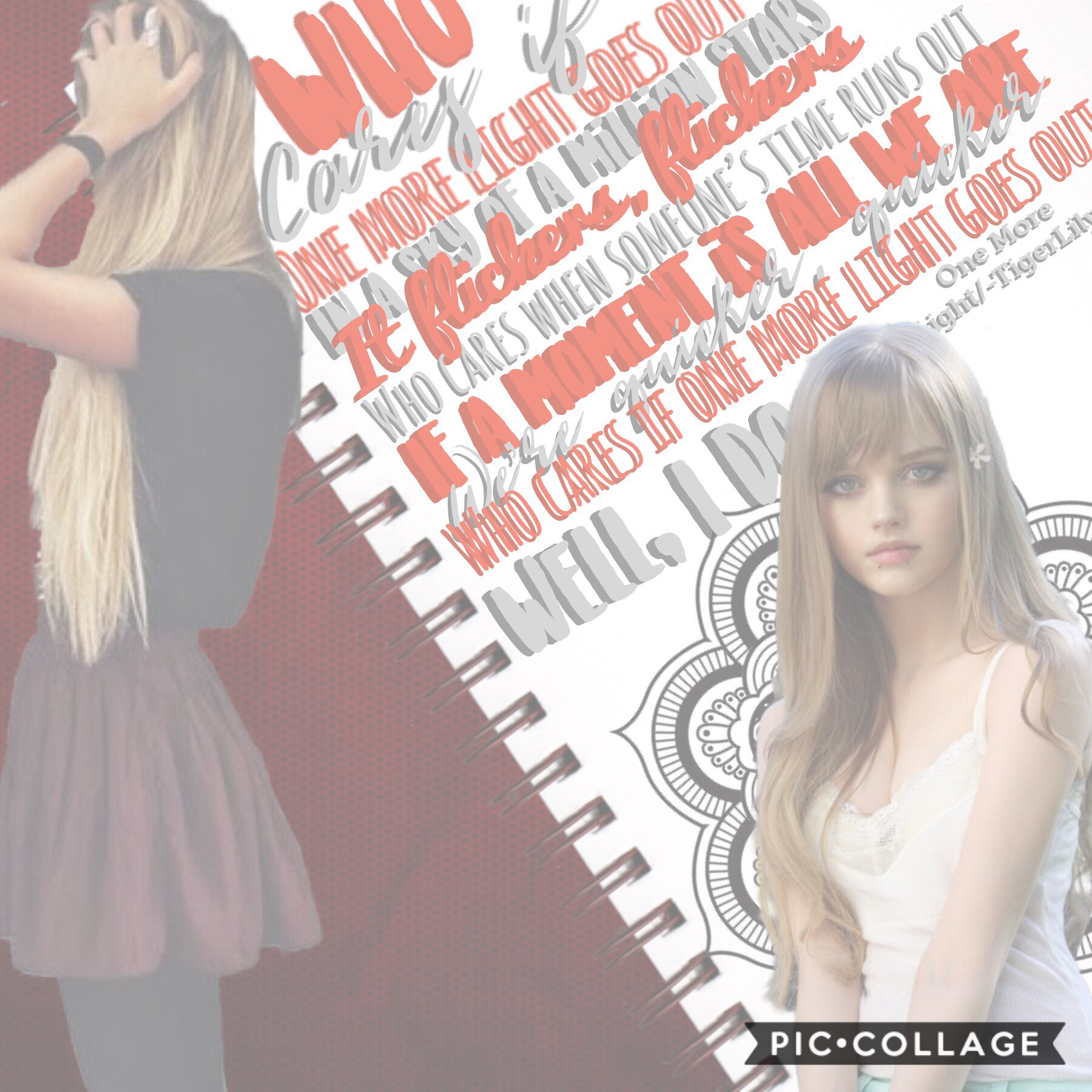 Tappy
I love this song! It’s just such a beautiful song. Who agrees? I actually really like how this collage turned out!!🤗🤗what do y’all think? Also how was your day?