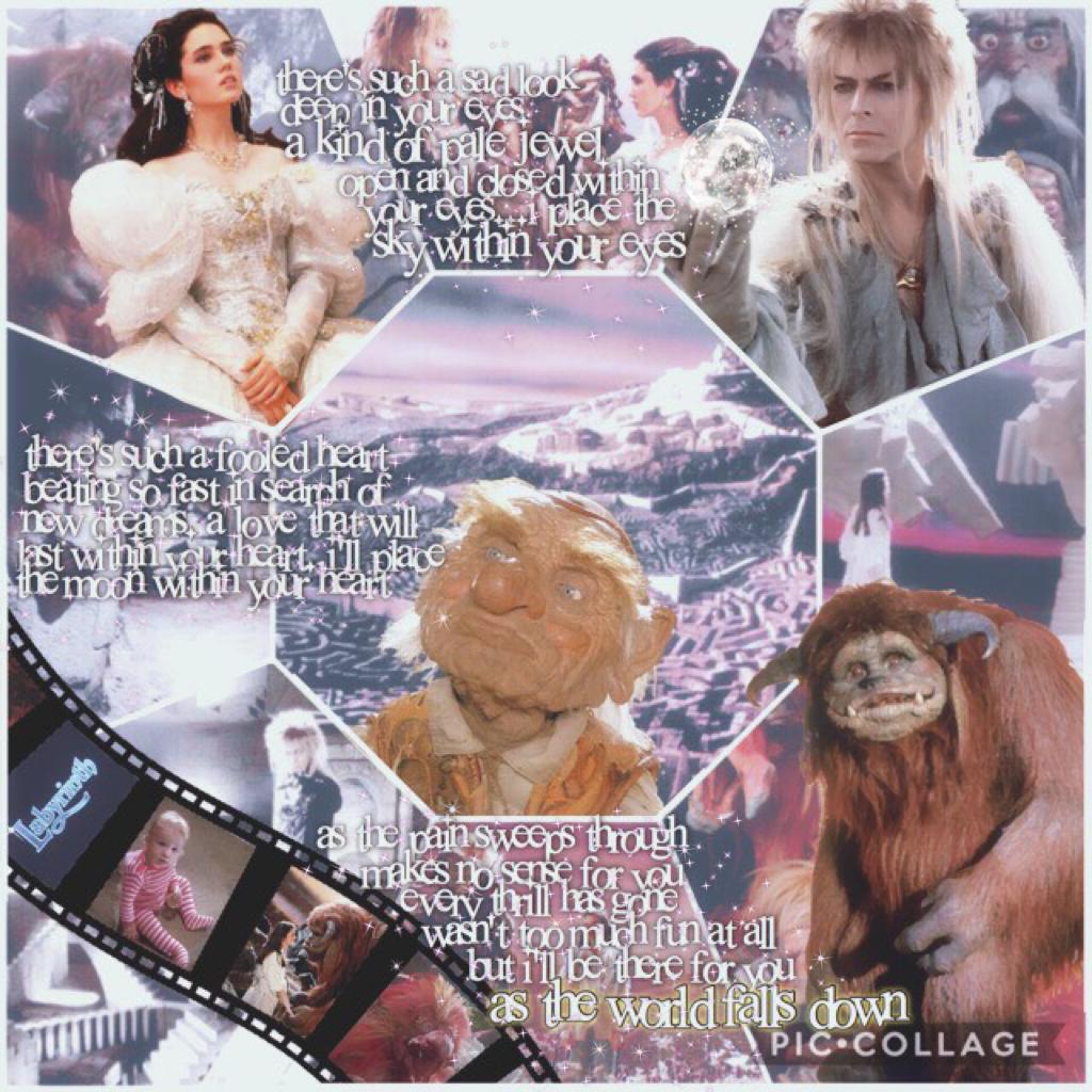 the labyrinth 🔮 | david bowie 💕 | as the world falls down 🎶