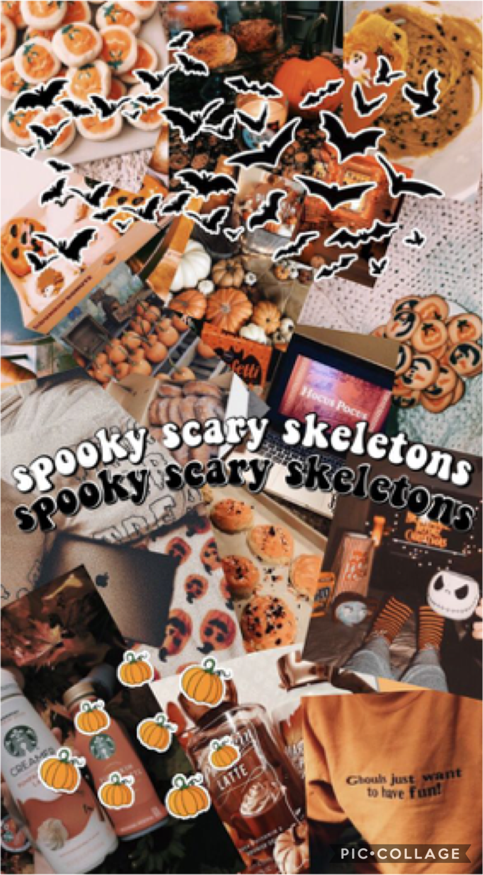 Is it too late for a Halloween collage? Hope you like it :)