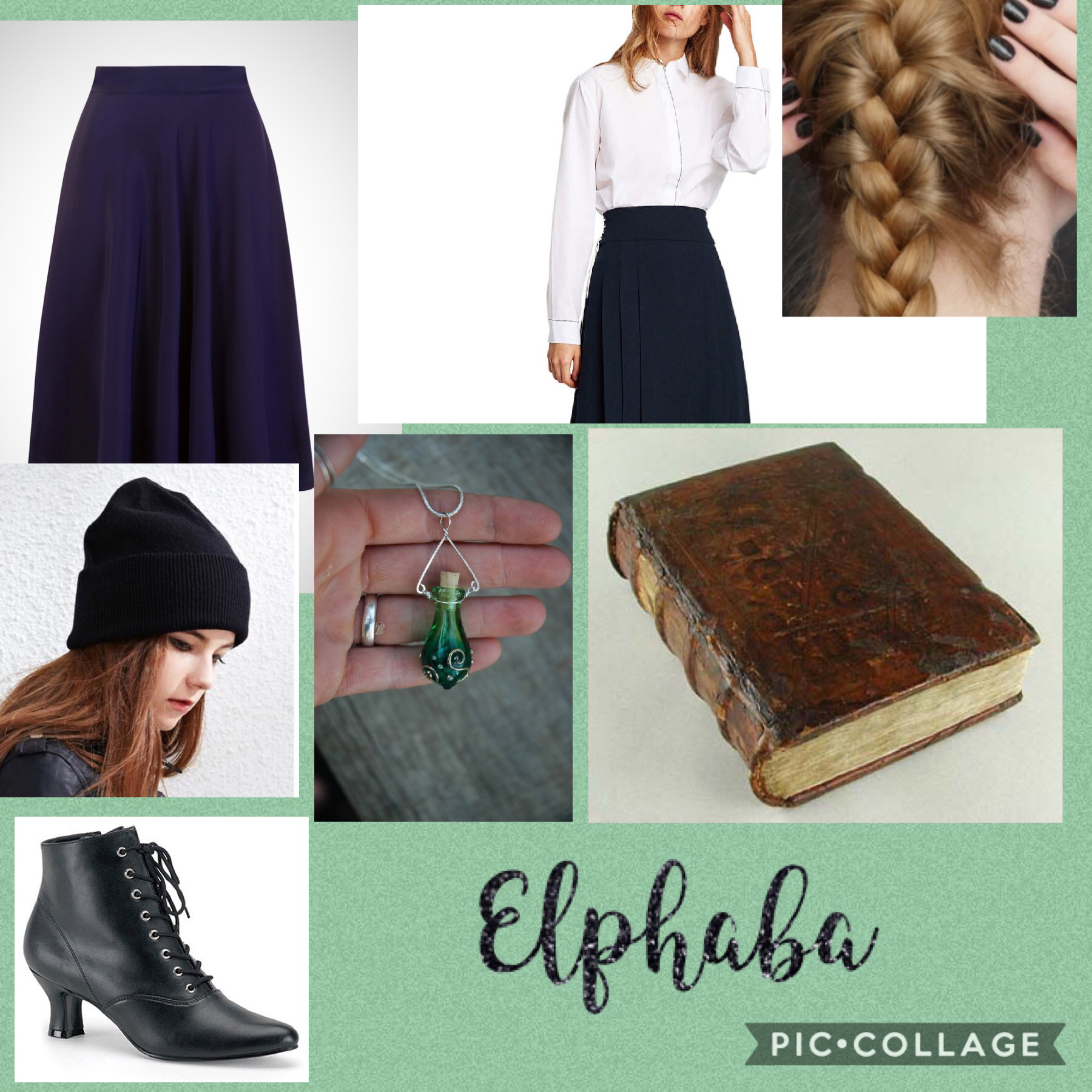 I'm a bit addicted to Wicked so I decided to do Elphaba!!! I tried to make it fashionable while still staying true to her style! This is her college look rather than her wicked witch look..... #storybounding #elphaba 