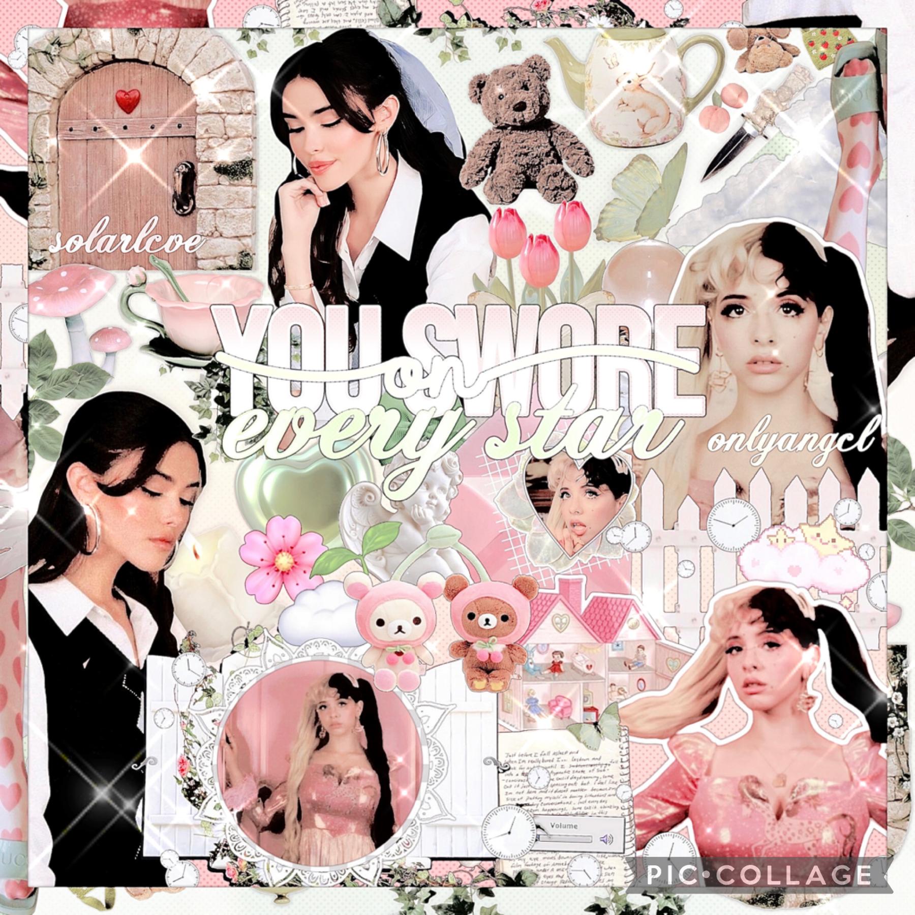 (๑•͈ᴗ•͈) tap here !! 🍥☆🐰

hi babies, @solarlcve and i finally
collabed after wanting to for so long!!
she slayed ofc <3 ++
we miss pc :’(