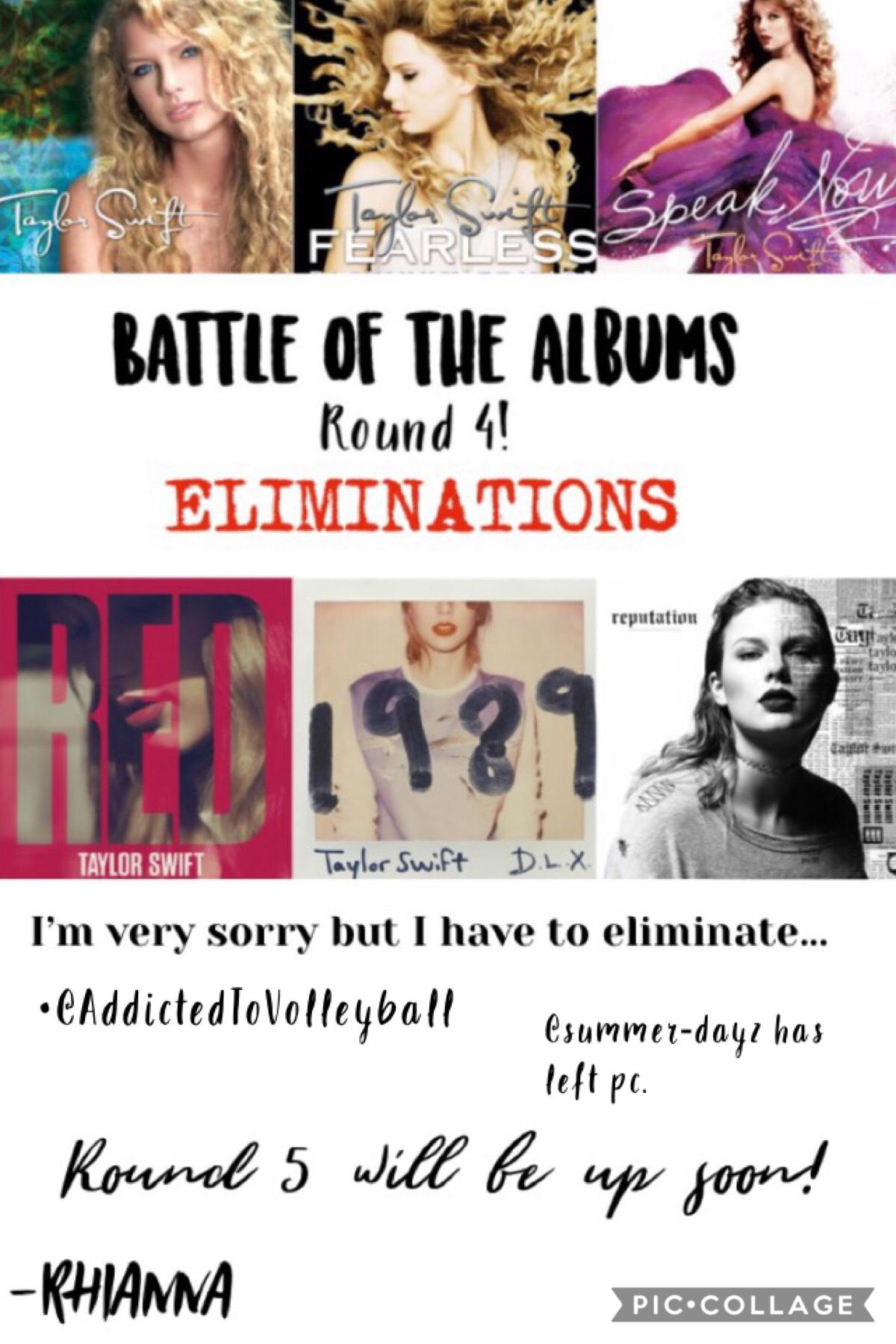 Again I am so sorry if you were eliminated!