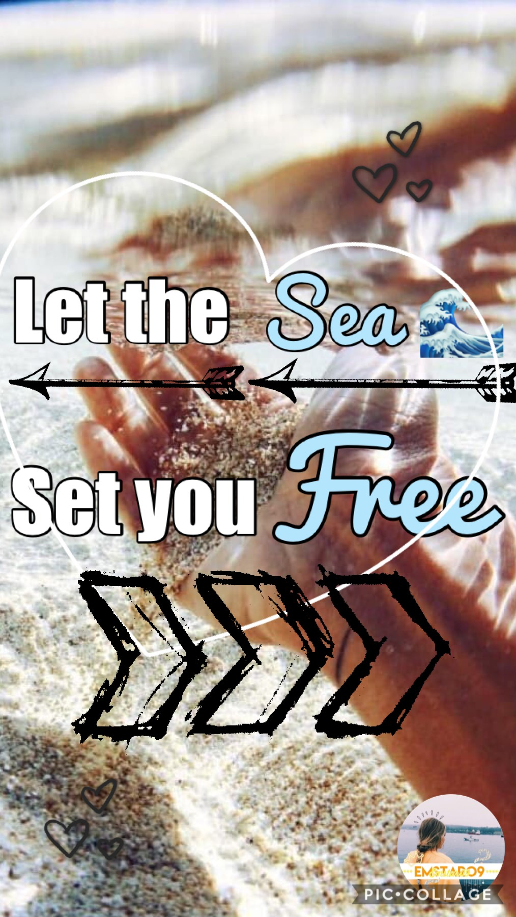 Tap...

I’m going to start putting my fantastic logo created by audreyhepburn24 on the bottom right corner of all my collages!

Let the sea 🌊, set you free!