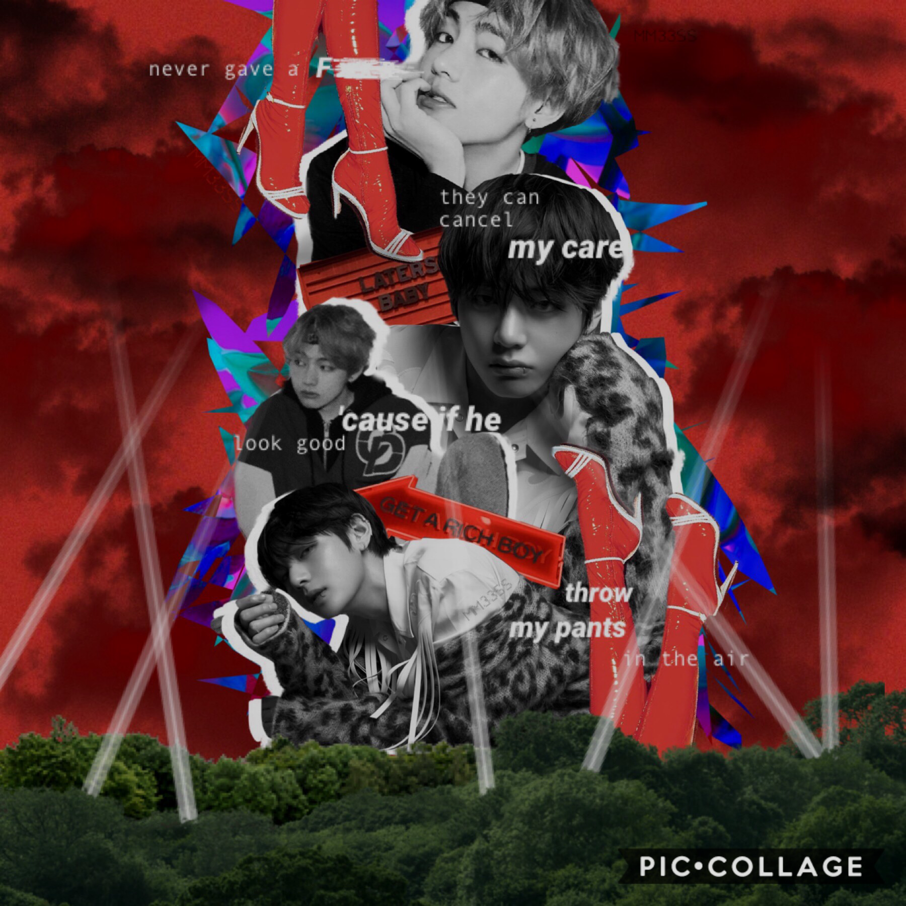 IDOL / 방탄소년단 (BTS) feat. nicki minaj / Aug. 31, 2018

(lyrics are from nicki's verse)

JHOPE IN THAT SUIT IN THE MV OMG

do yall know how hard it was to randomize those spotlights in this edit? ?? VE rYyy

image: kim taehyung (V)