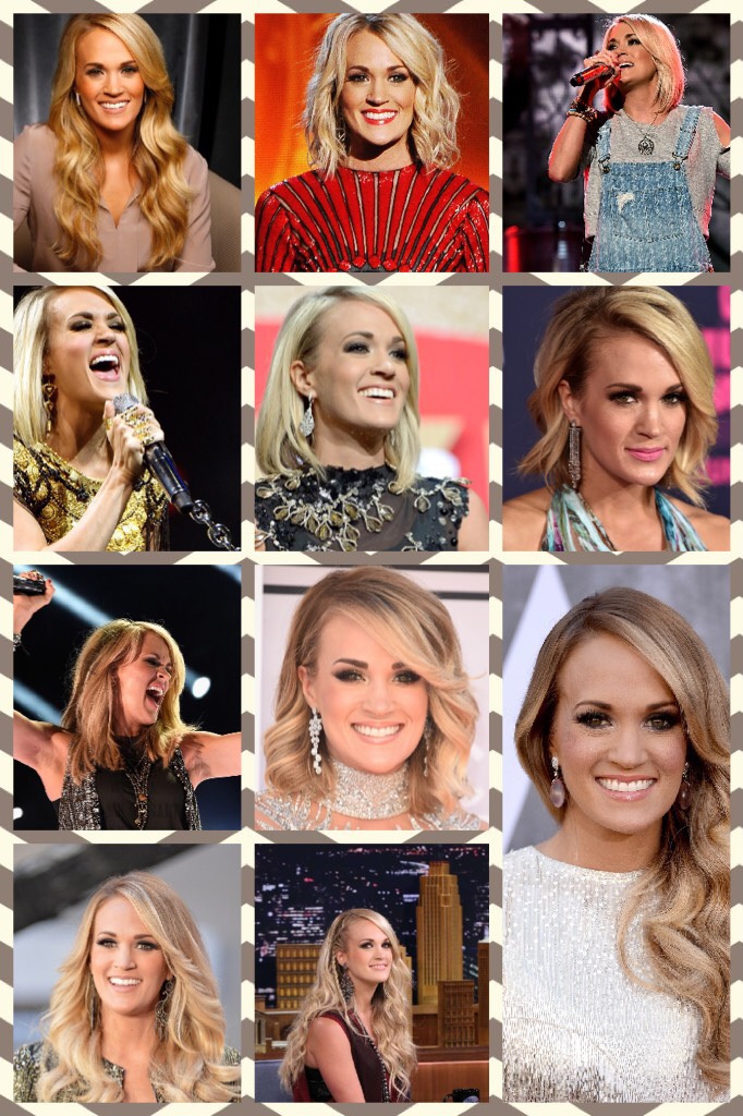 1st official collage on the FanPage of Carrie Marie Underwood