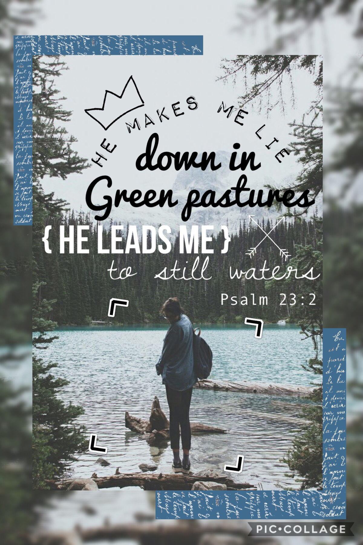 T a p
I really like how this one turned out! What do you think? This is one of my favorite chapters (23) in psalms! ❤️😊