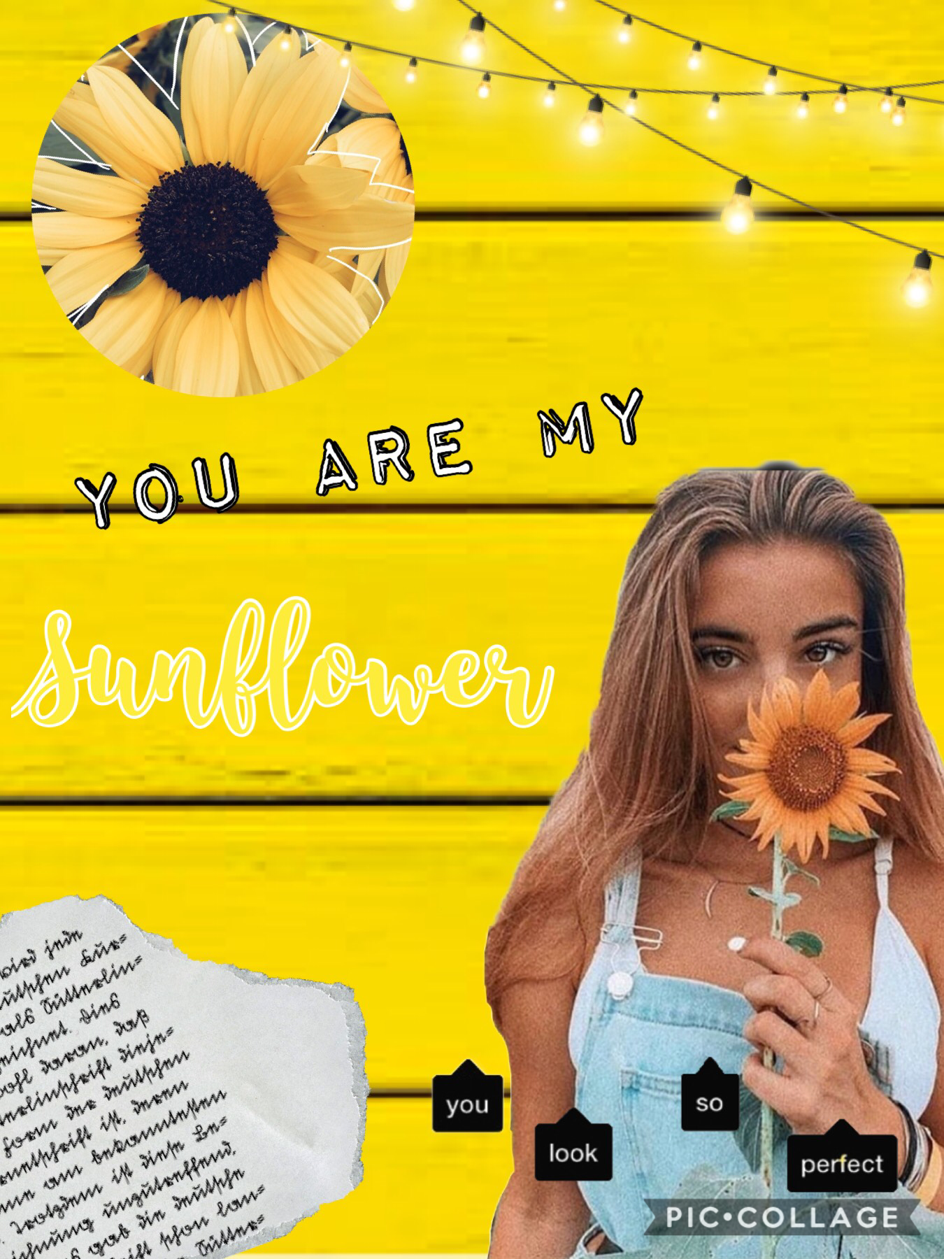 Sunflower vibes! This is a very special symbol to me (you may see I used it a lot!) because a sunflower represents my loved grandad who I love soo much! We lost him a few years ago but he will always be remembered! Every year (the anniversary of death dat