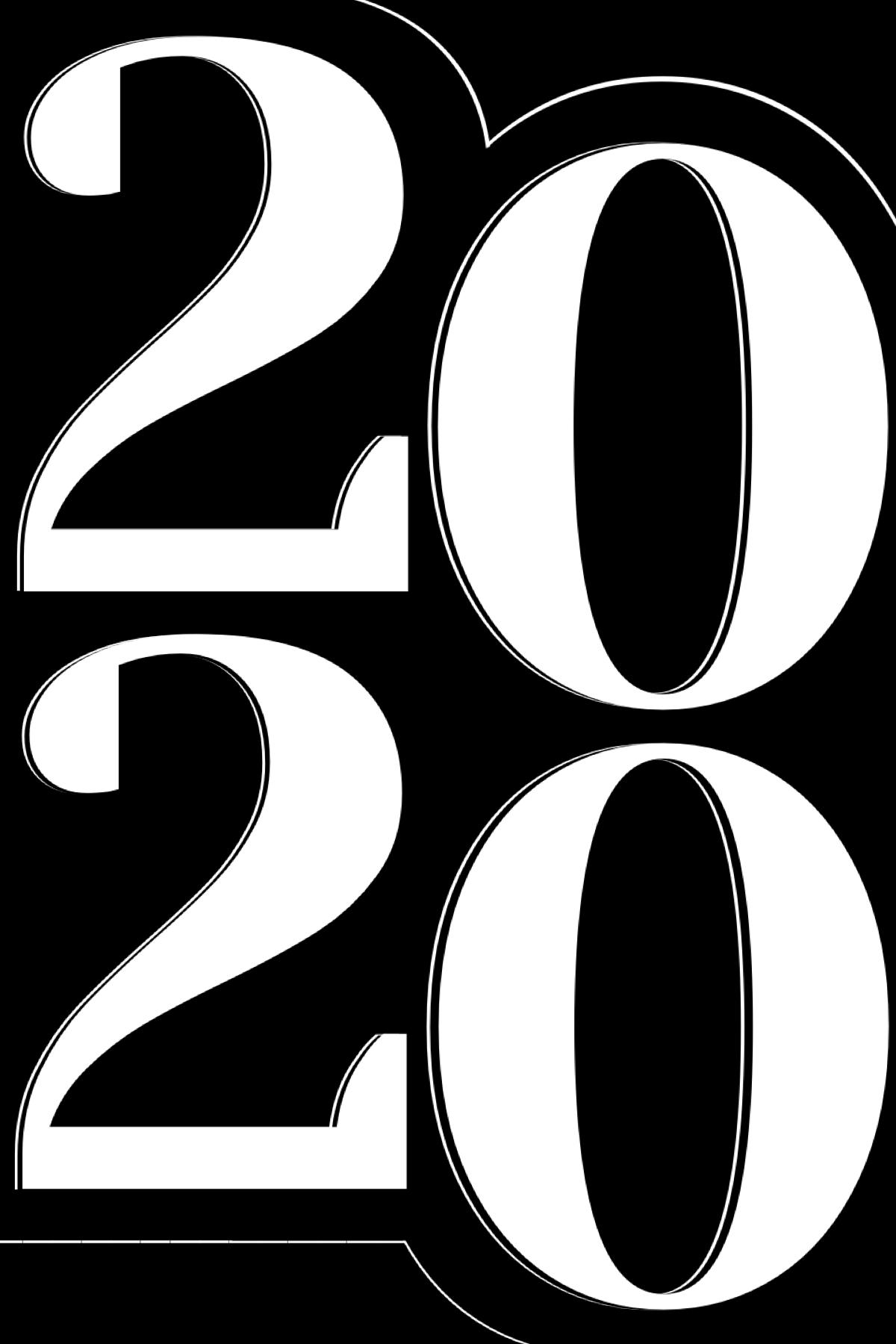 2020 typography