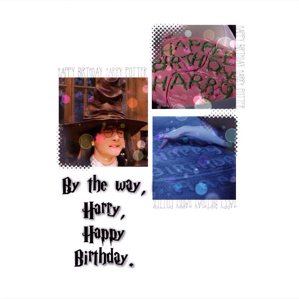 ⚡️👓Tap👓⚡️

🎉Happy Birthday Harry!!!🎉 I'll give a spam of 5 likes to the first person who can guess who said the "By the way, Harry..." quote and in which movie. Happy guessing! 