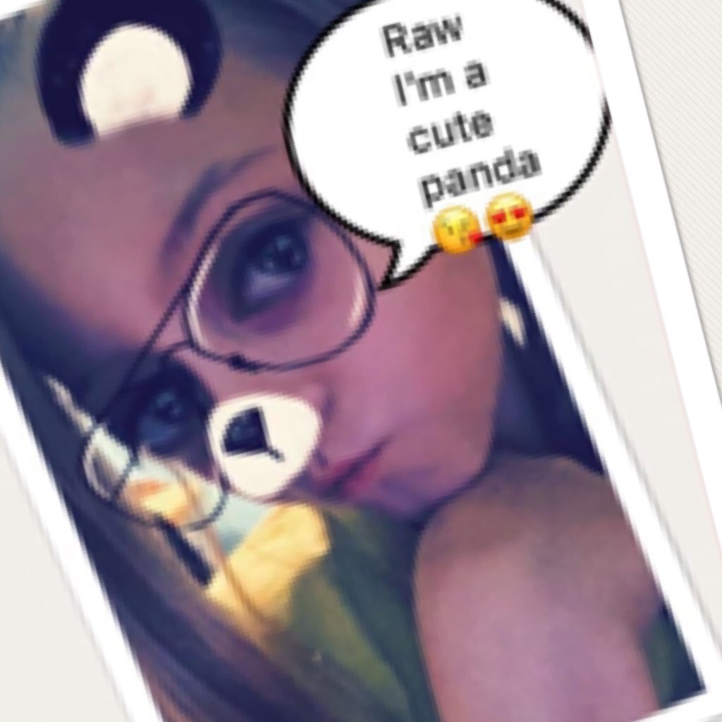 Raw I'm a cute panda