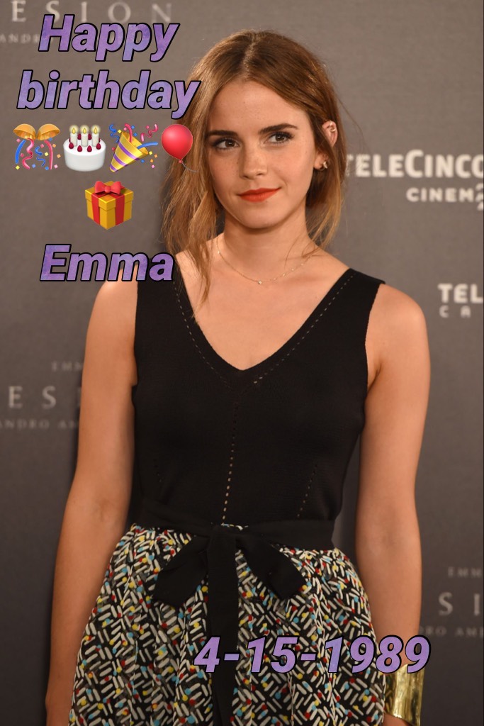 #happy birthday Emma