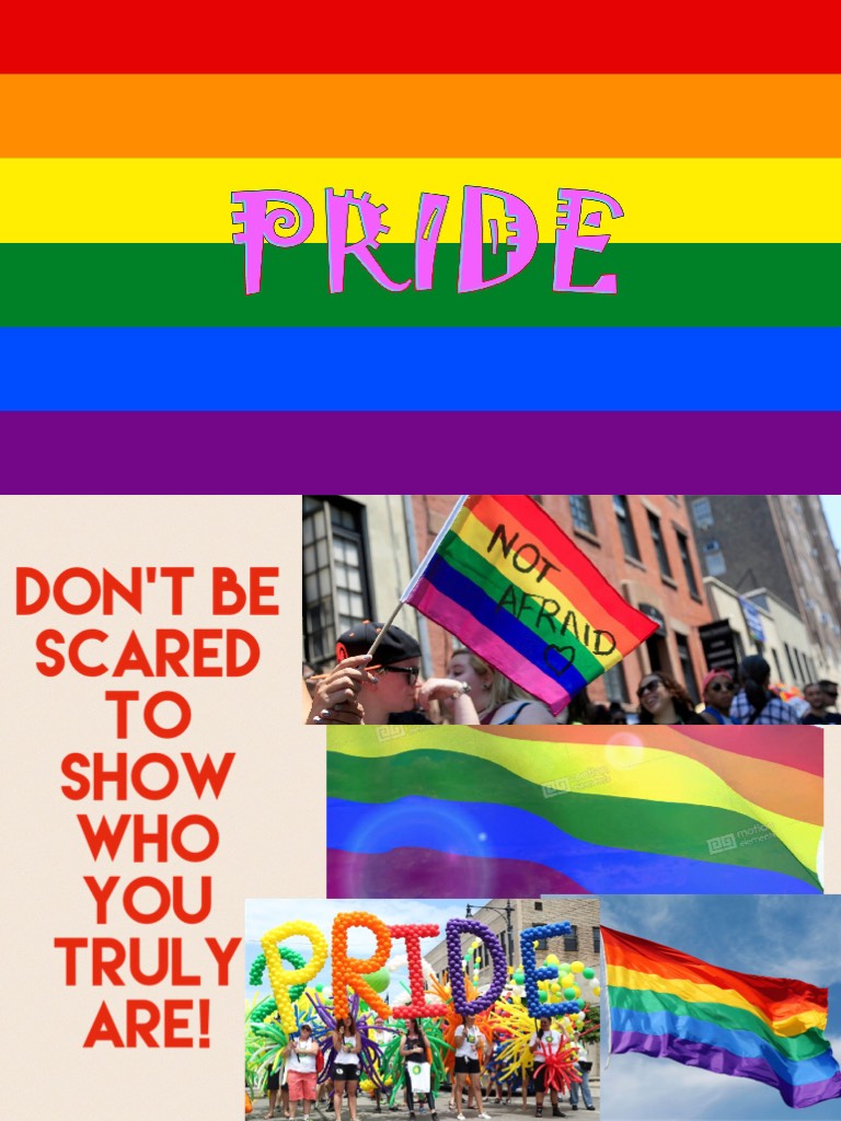 Take pride in who you are!!
