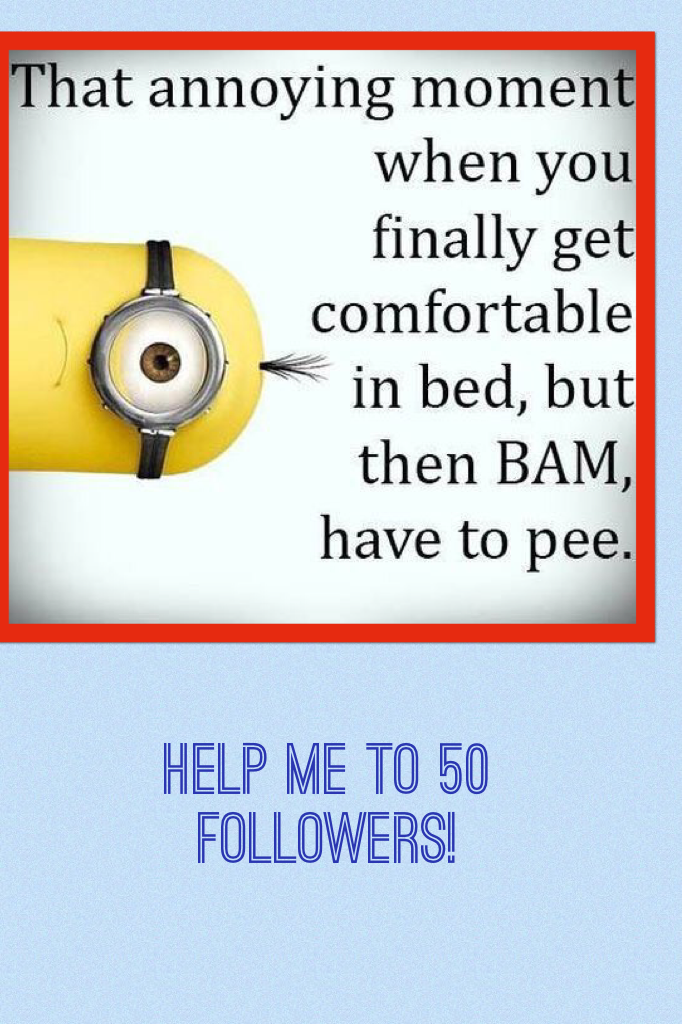 Help me to 50 followers!