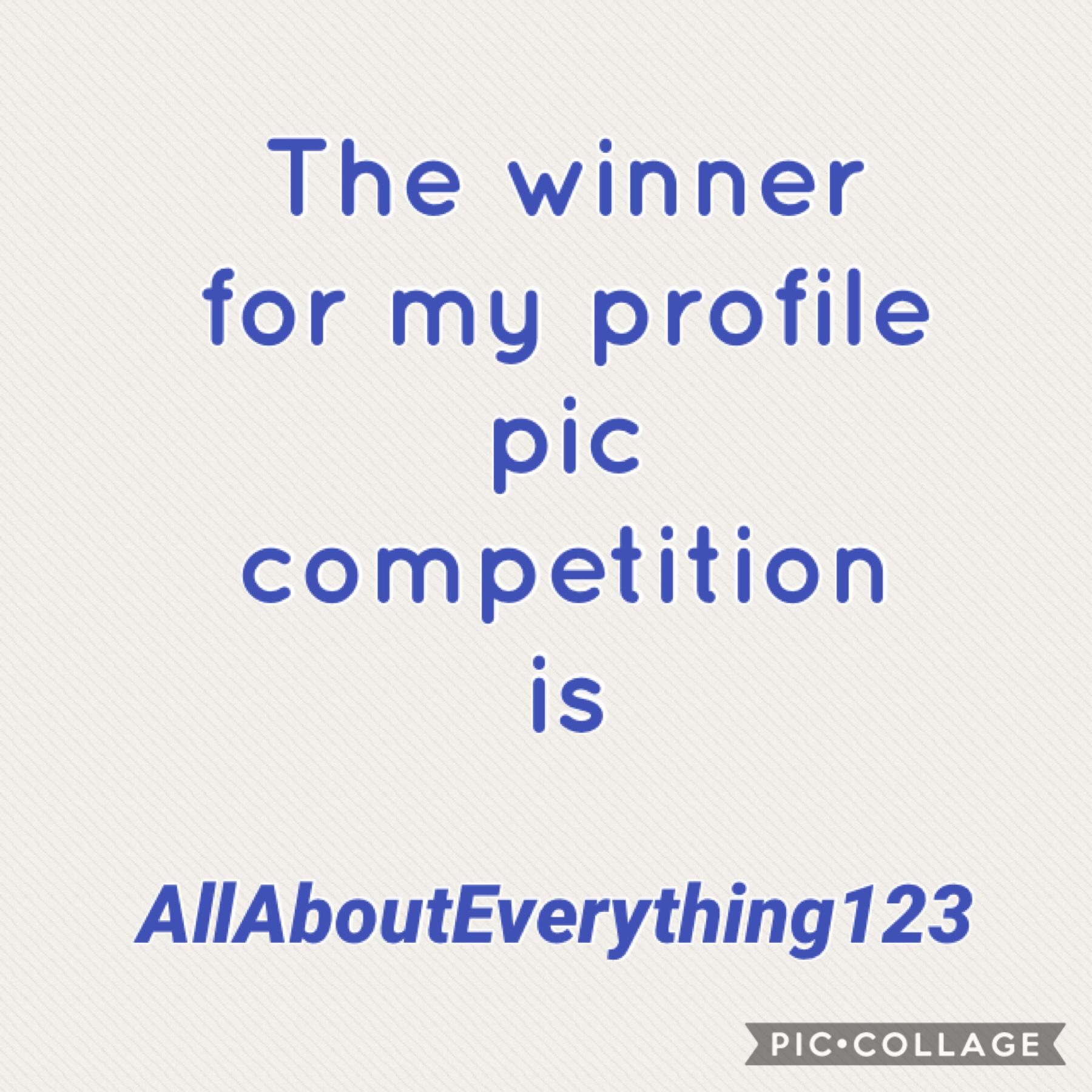 You can see the winning profile pic... because it’s mine. Bet you wish you had it 