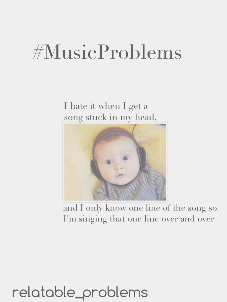 #MusicProblems