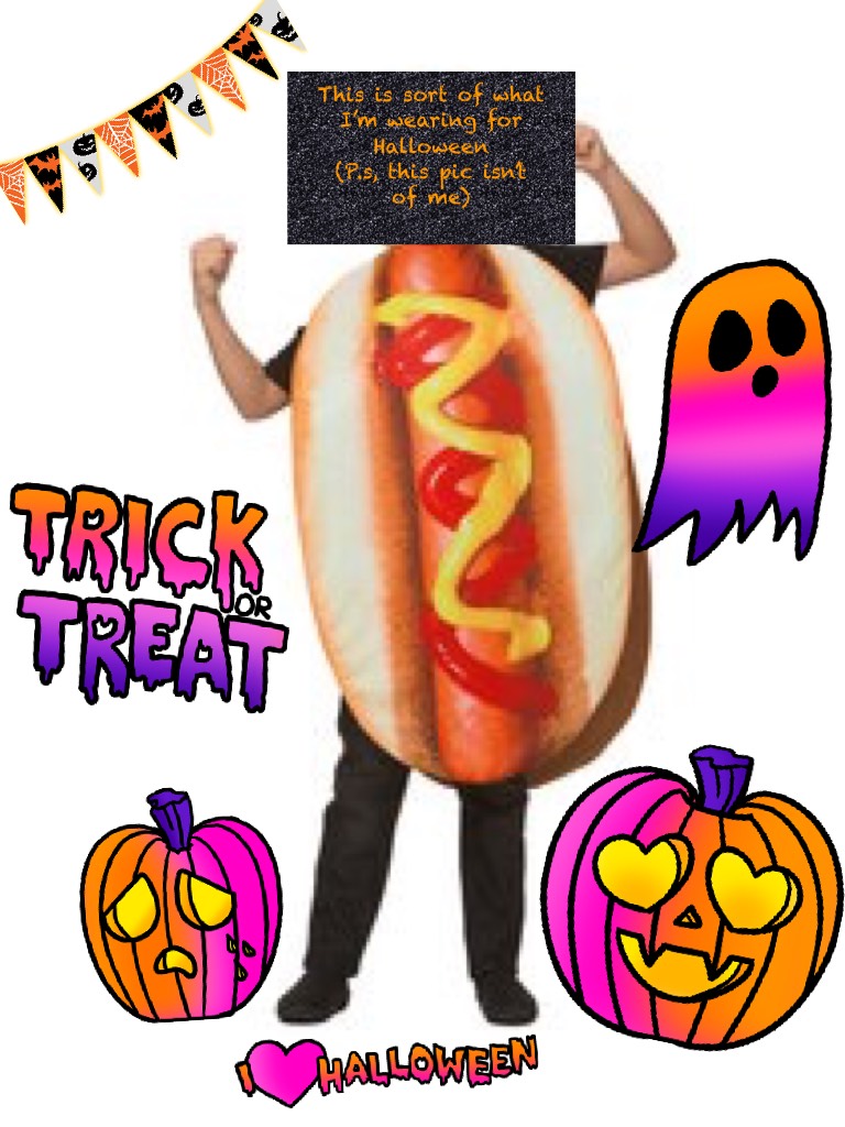 My hotdog costume
