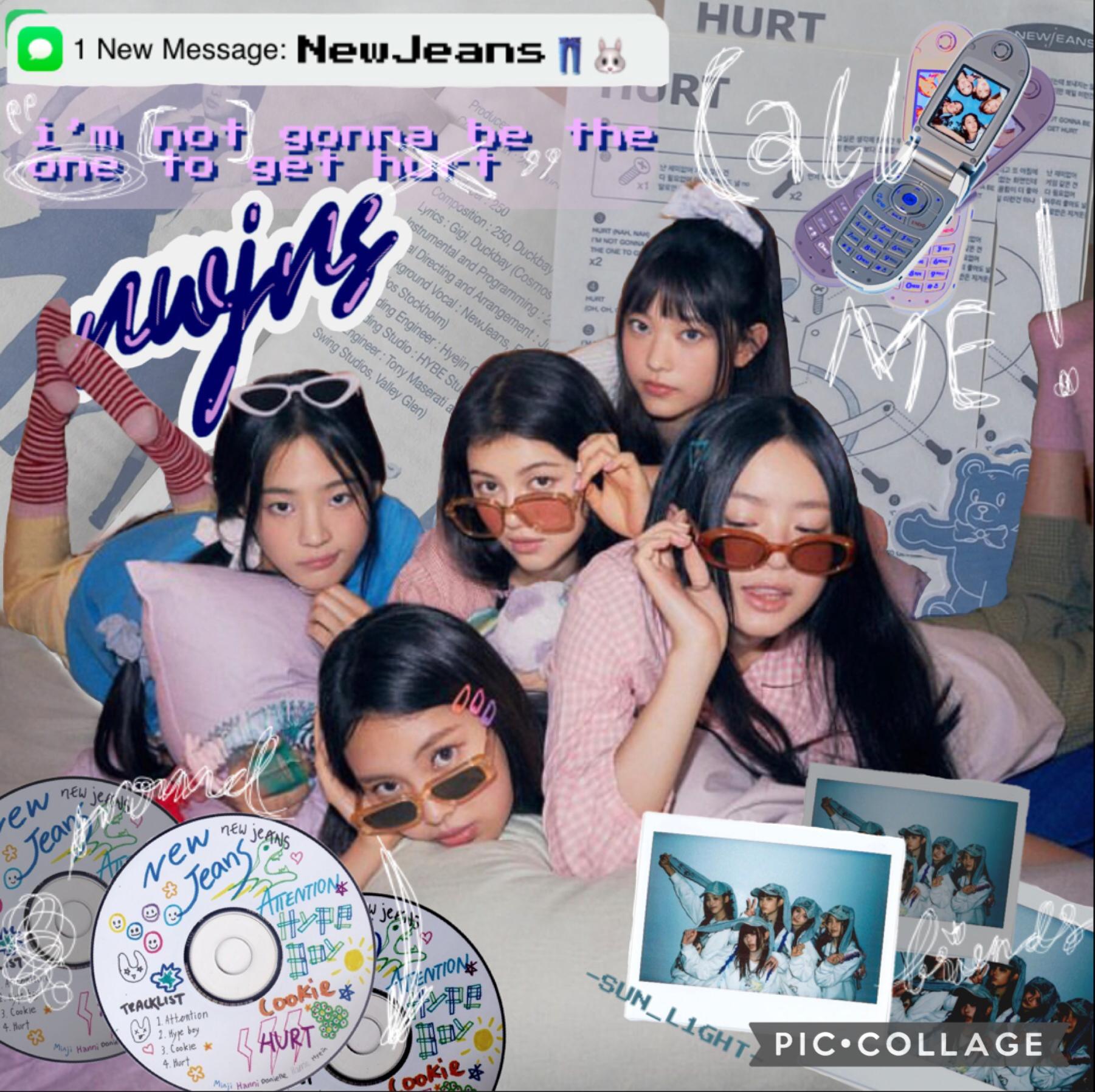 🕶️📞🐇 ~ quote ‘hurt’ - newjeans >> 19/4/23
experimented a lot w layering here ! 💿 collaging w nwjns has rlly revamped my recent inspo + it’s only been a week since my last post 🌟
💬 qotd: doodle w fingers?
💬 aotd: always T^T