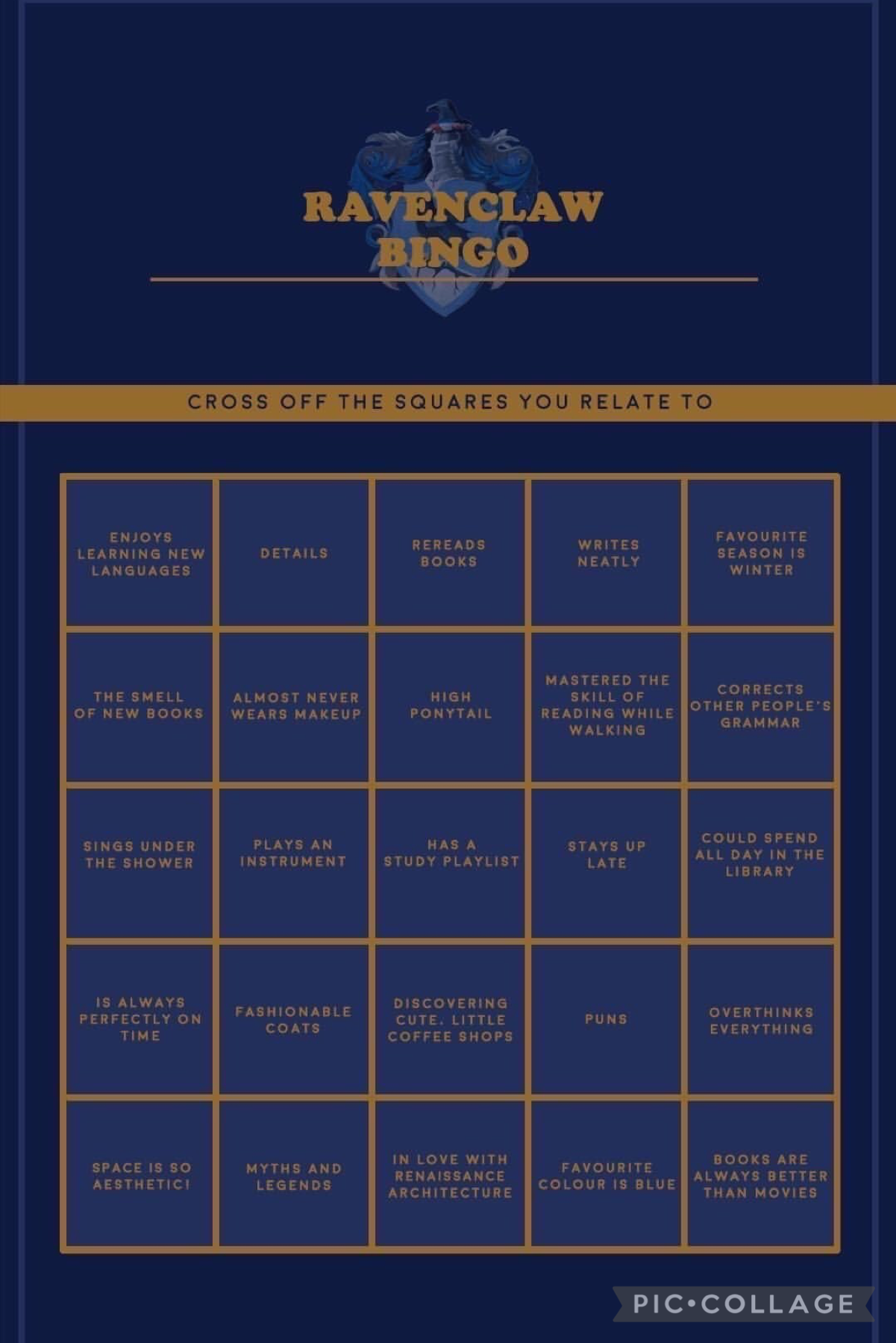 I didn’t make this myself, but you know how much I love a good bingo 