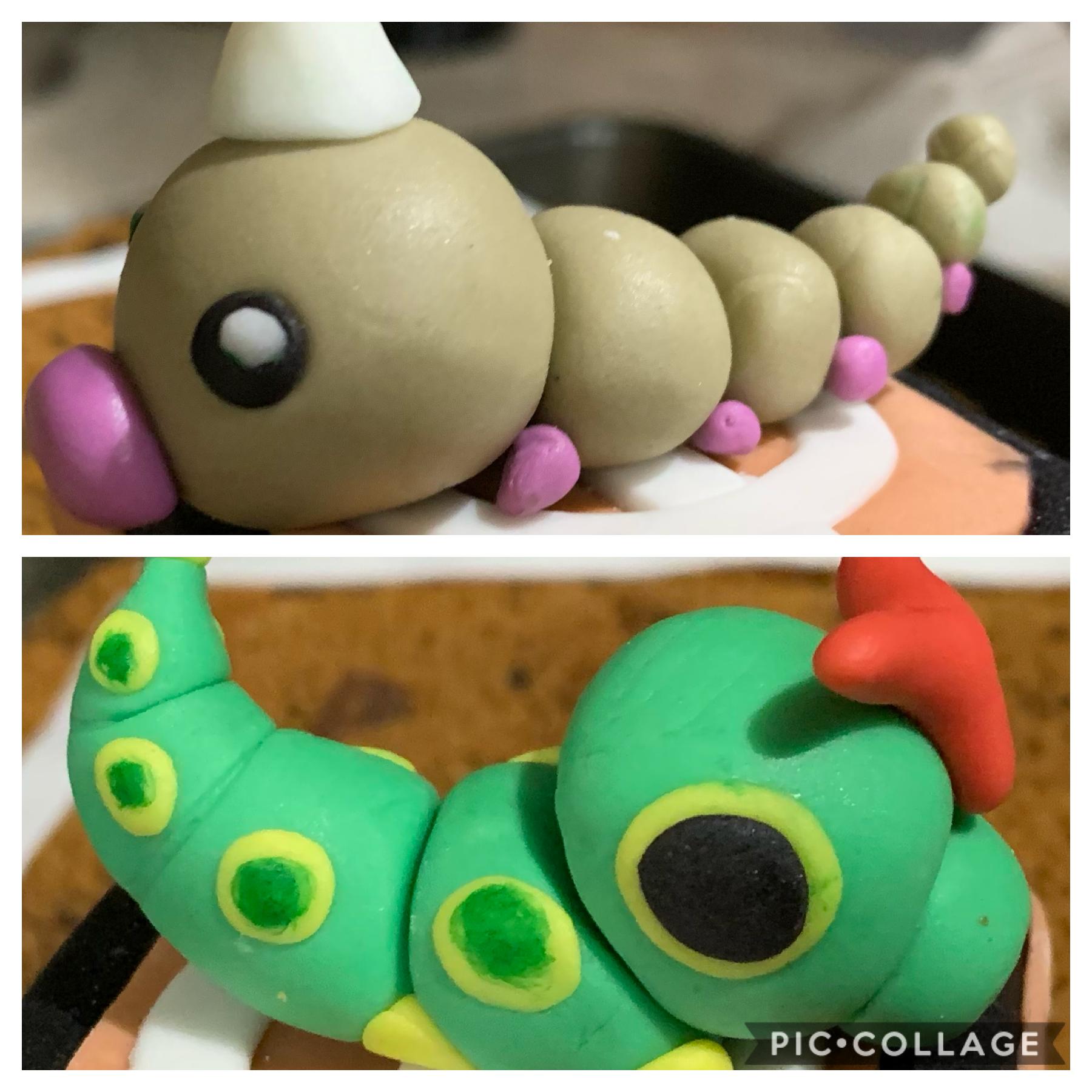 I made these teeny tiny Pokémon toppers for a cake