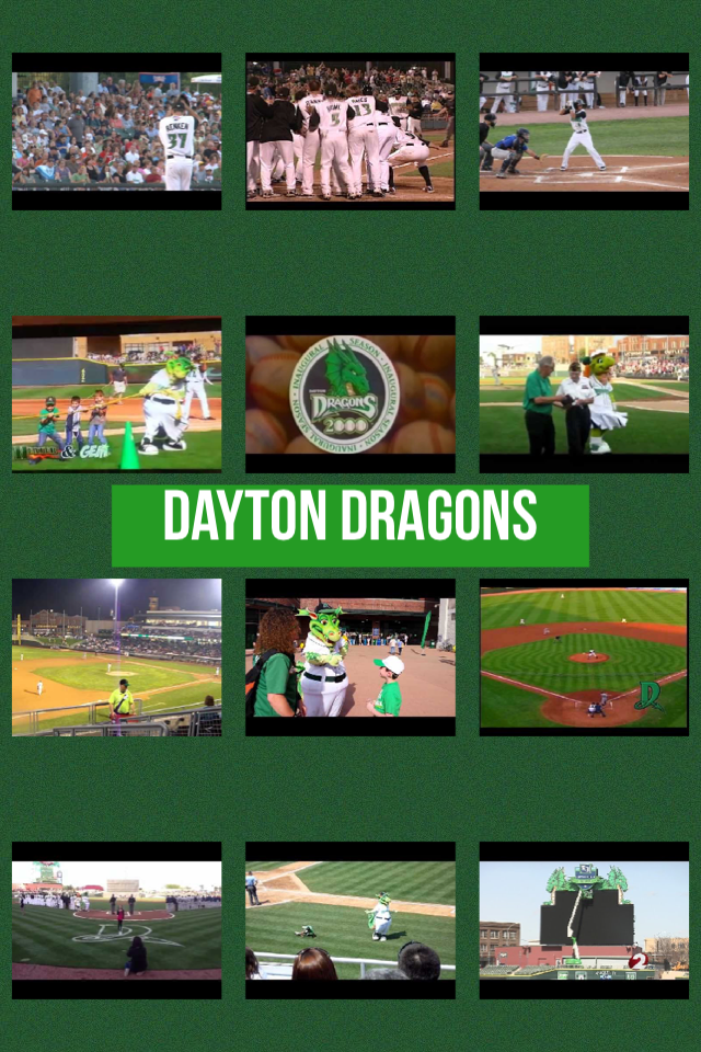 Dayton dragons I am a Mimi dogout dancer for the Dayton dragons for 2016