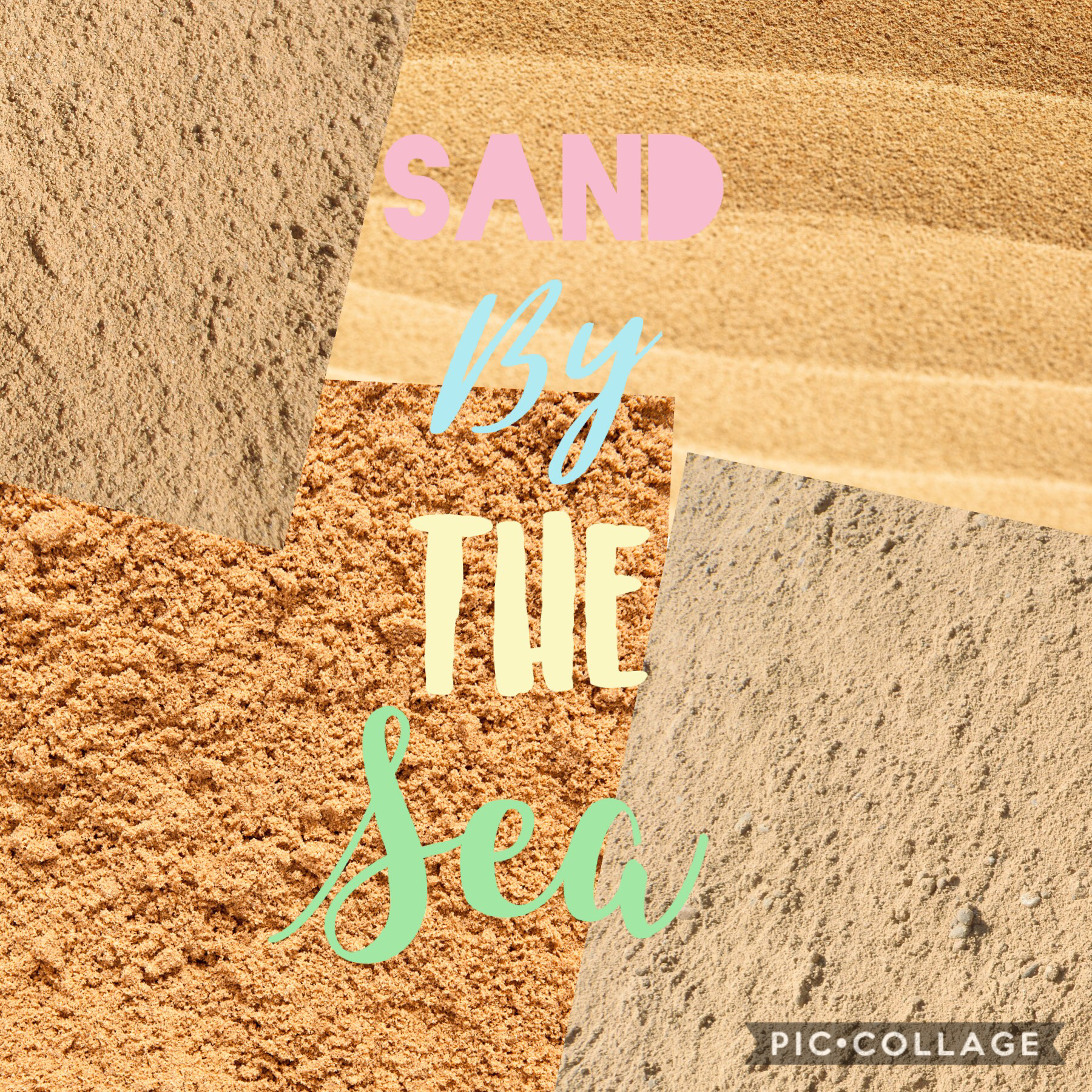 Sand by the sea! (Sorry I haven’t been active)