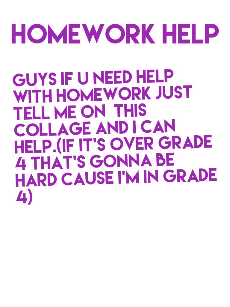Homework help 