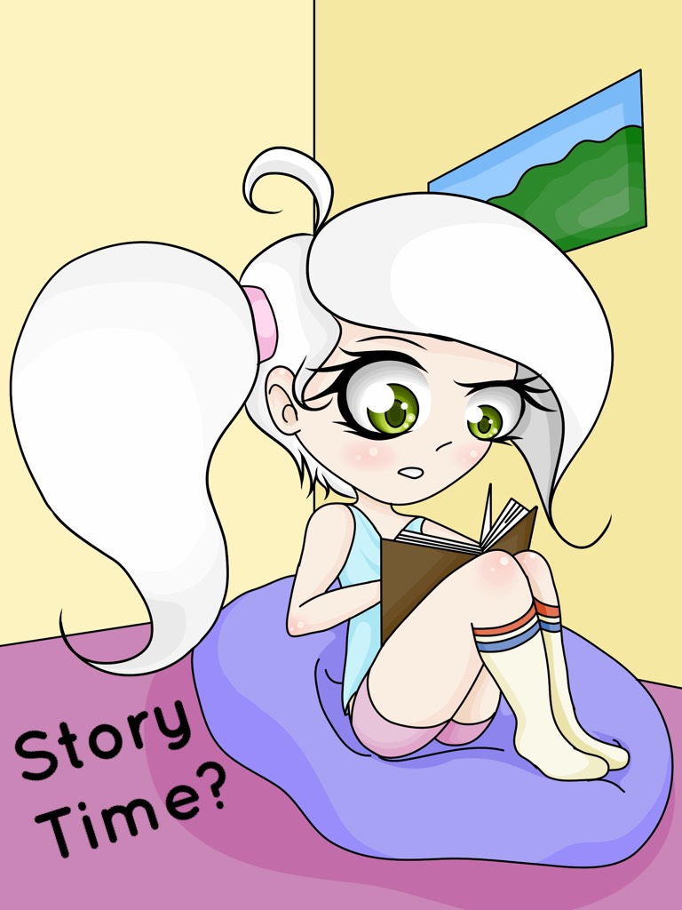 Story Time? IITAPII 
HUMAN MEI MEI >u< On a side note, I was looking through some of my old journals & short stories & one in particular caught my eye. So I'm asking if you want me to post the four parts of my story?