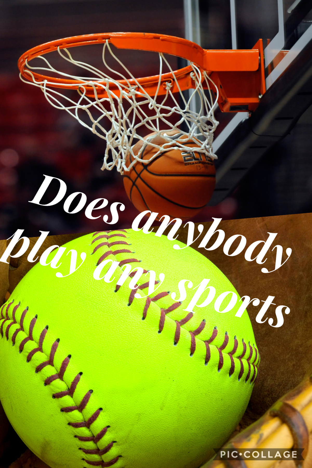 Do you play any sports just trying to get to know my followers better 