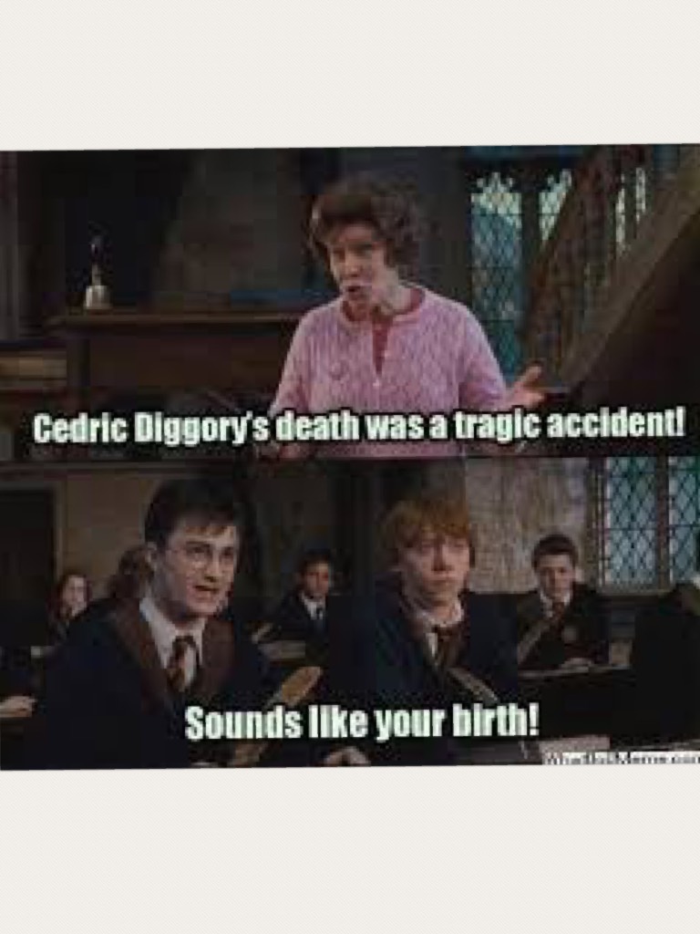 Ohhhhh.....Harry burned it!!!!