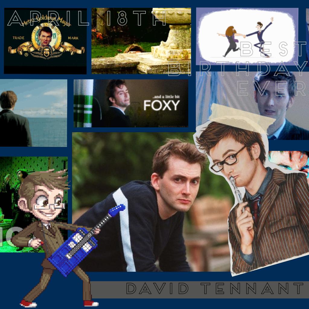 Can't believe I forgot to post this. Happy delated birthday dear Tigger! 





#doctorwho #davidtennant #bday #dw