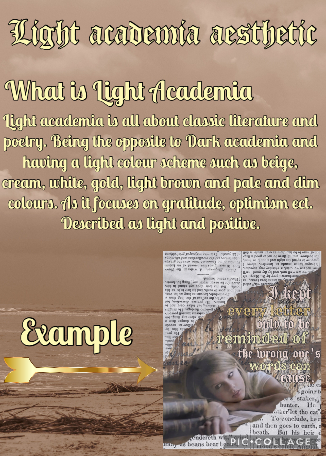 19.11.21 Light academia aesthetic part of the aesthetic series 