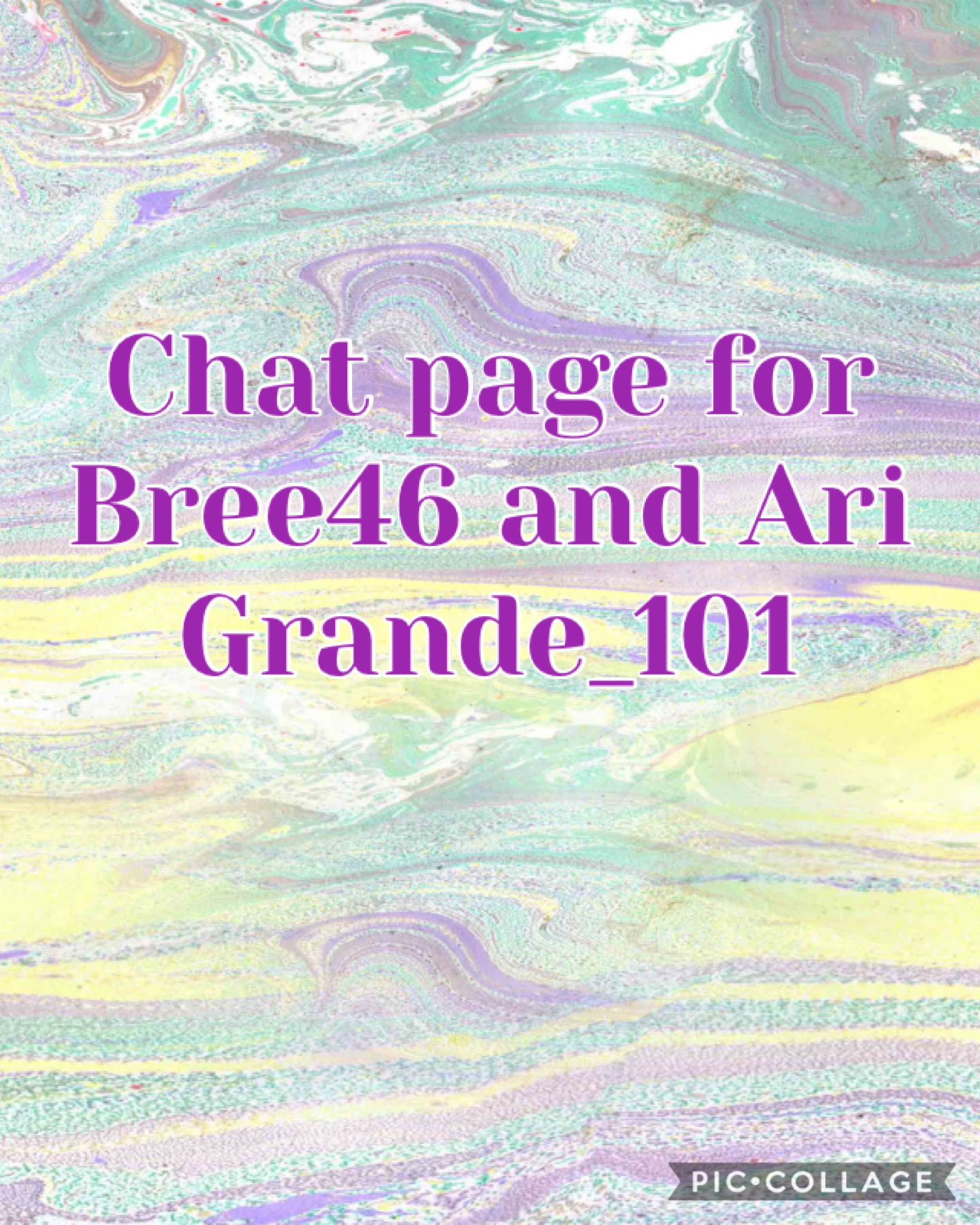 Chat page with Arigrande101 