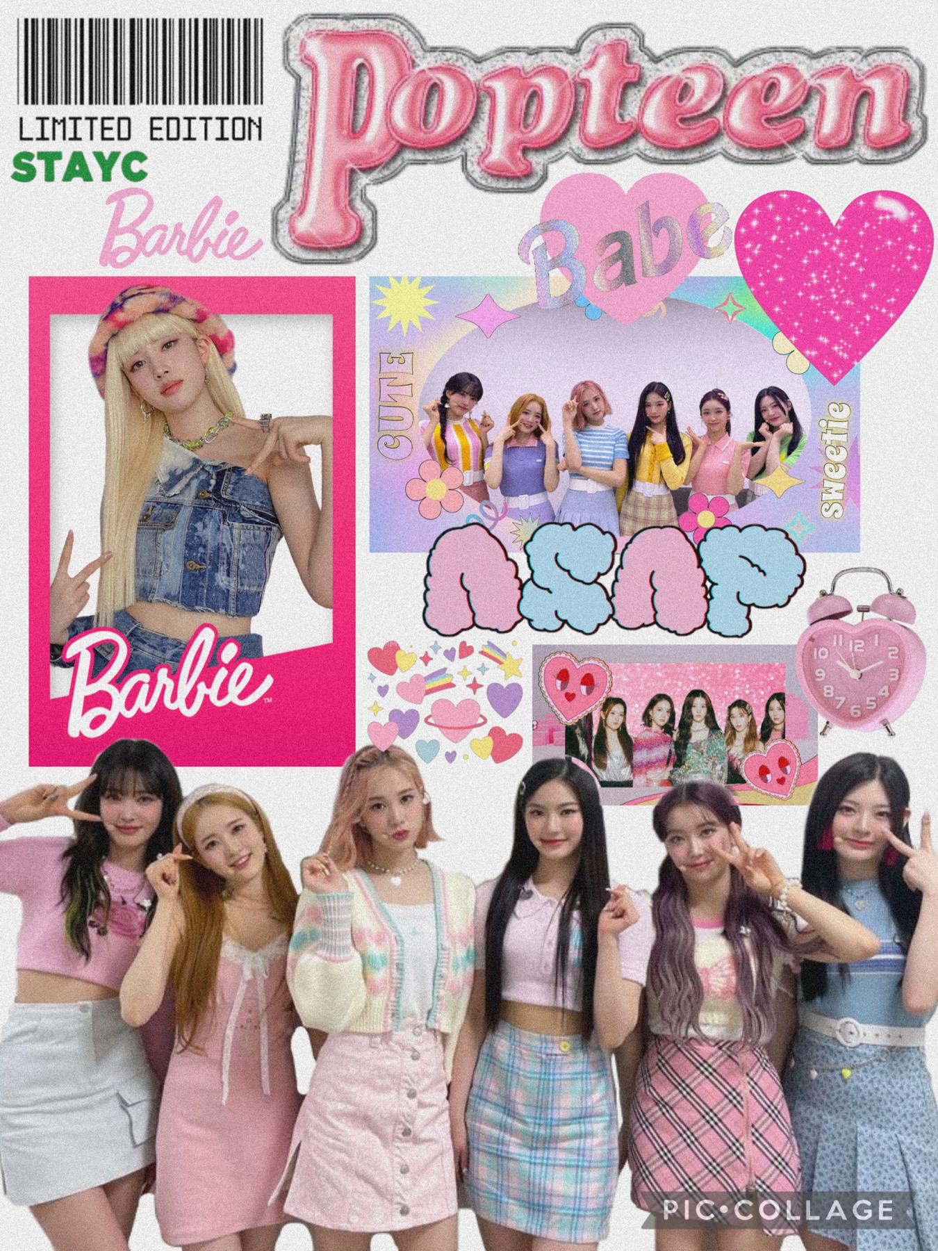 POPTEEN presents: STAYC with BARBIE ! 
NEW EDIT AFTER SO LONG!!! i’m sorry it’s kind of empty, OH WELL IT’S STILL CUTE :) stayc’s songs remind me of disney channel/barbie i love them