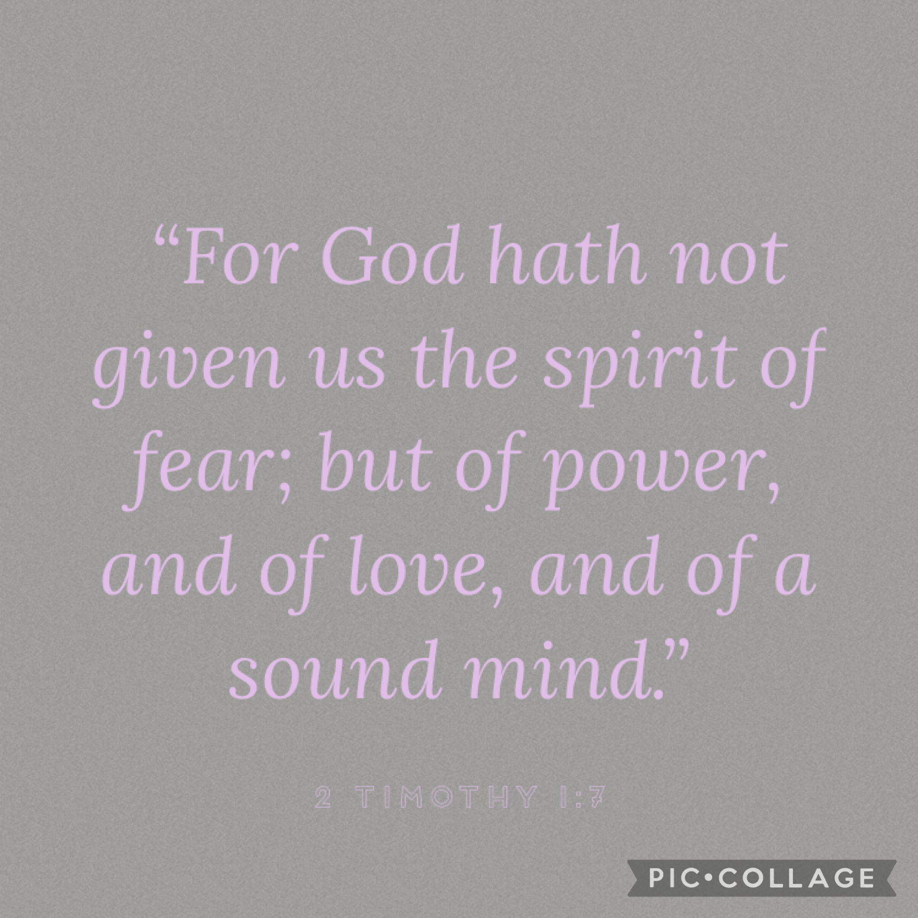 2 timothy 1:7 🤍