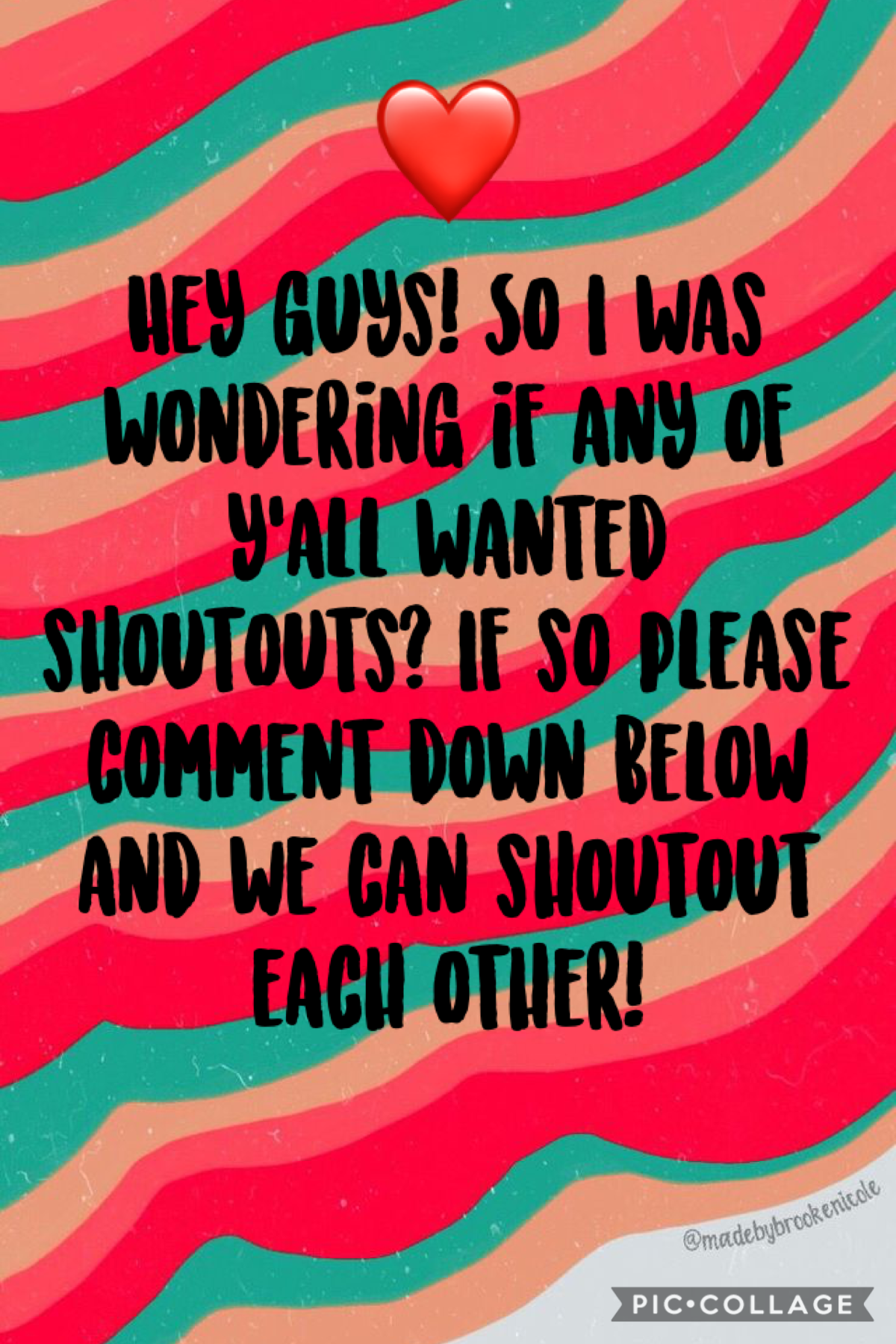 shoutout opportunity! 😃✨
