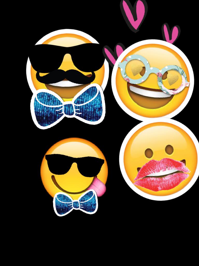 Emojis I made up you be creative and make your own 