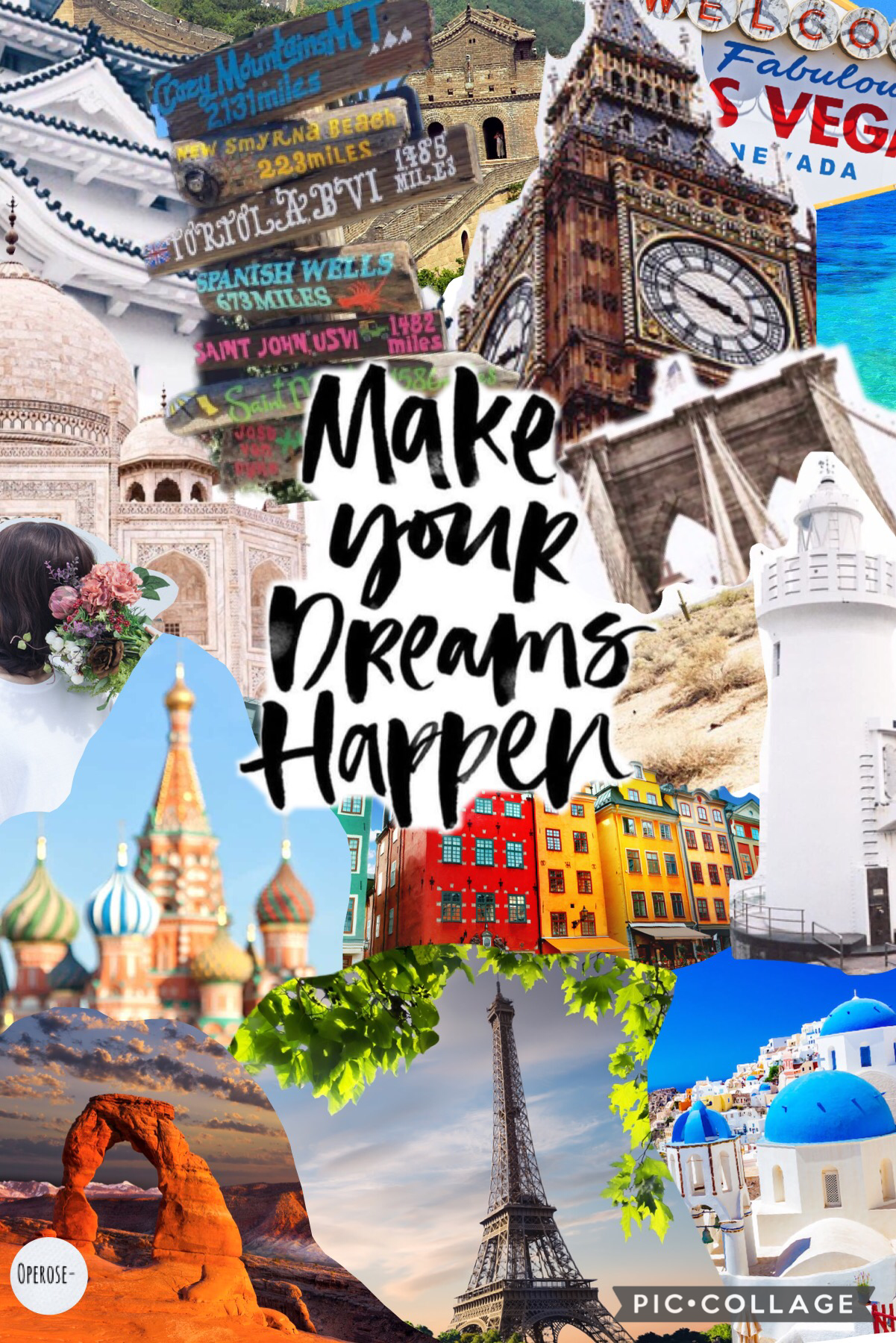 Everyone, please tap!
First of all, I’d like to say THANK YOU FOR 700!!!! And, odds are that someone will unfollow but so I know it did happen! 
Going to Disney for spring break, and really got into the kick of dream travel destinations so I made a collag