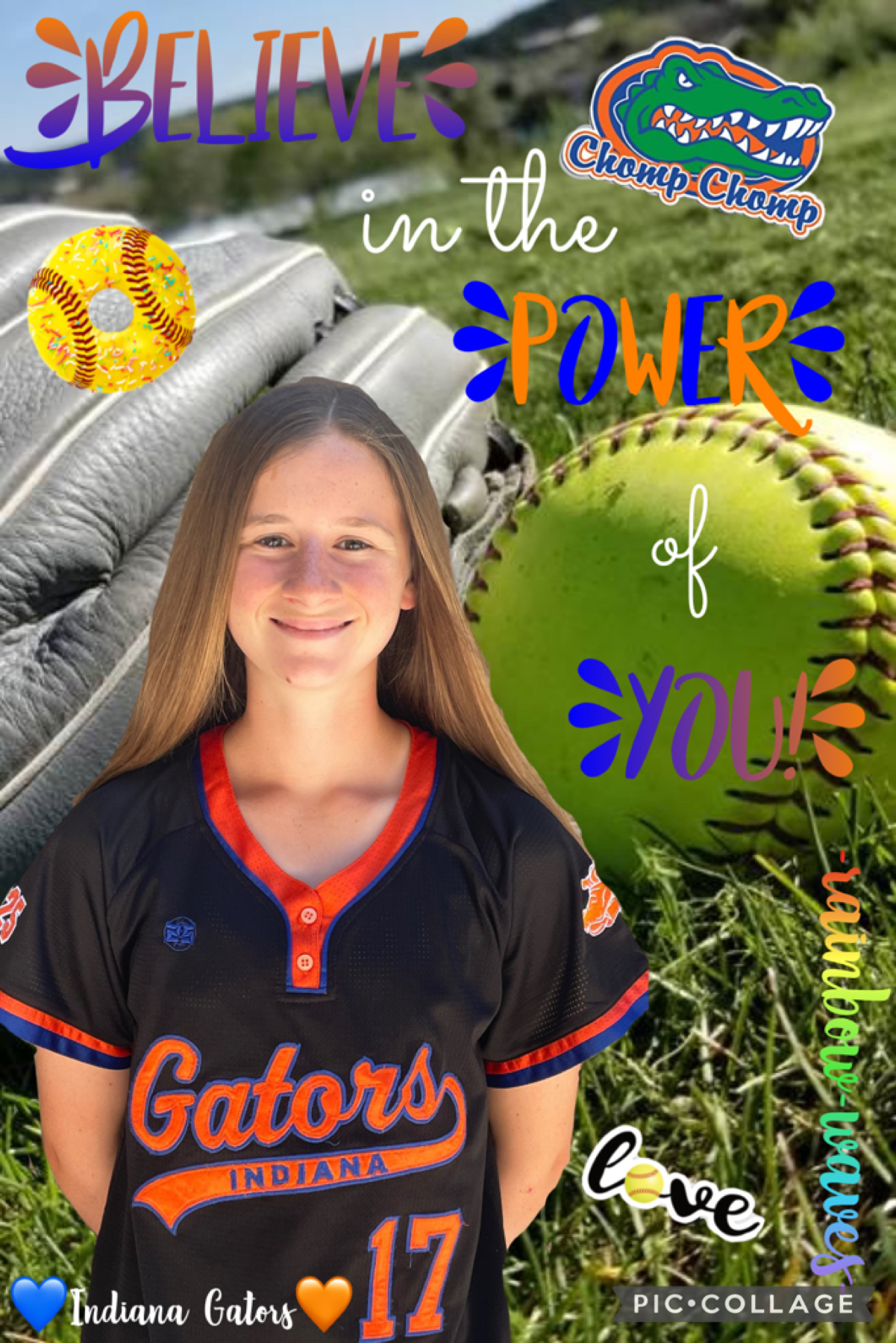 🐊🧡TAP💙🐊
Believe in the power of you!
I love this collage as it represents two of my favorite things: softball and my team. Question… so should i get a fitbit? i’ve been wanting one but i haven’t decided… leave me a comment below y’all!