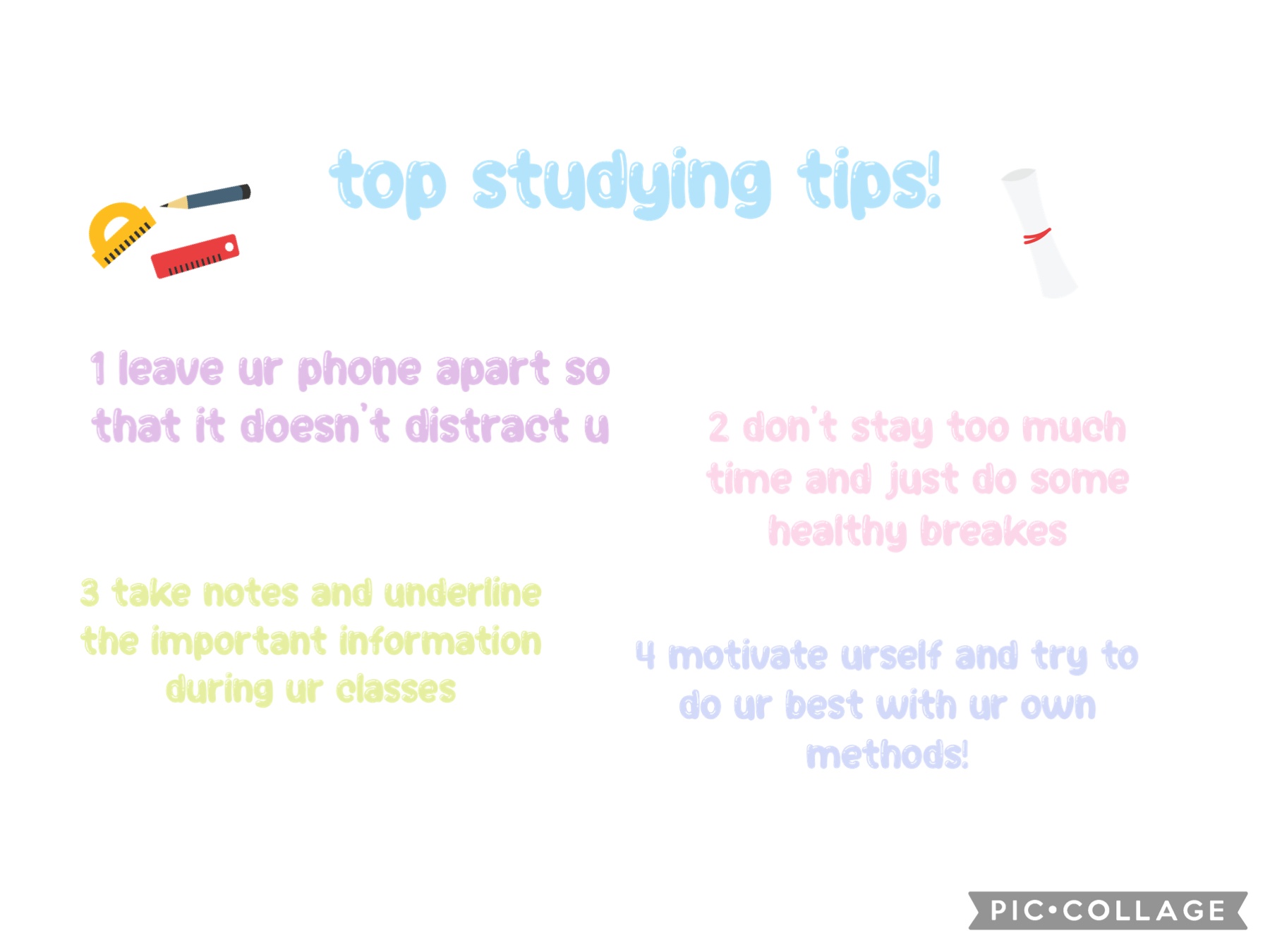 studying tips 4 u<3