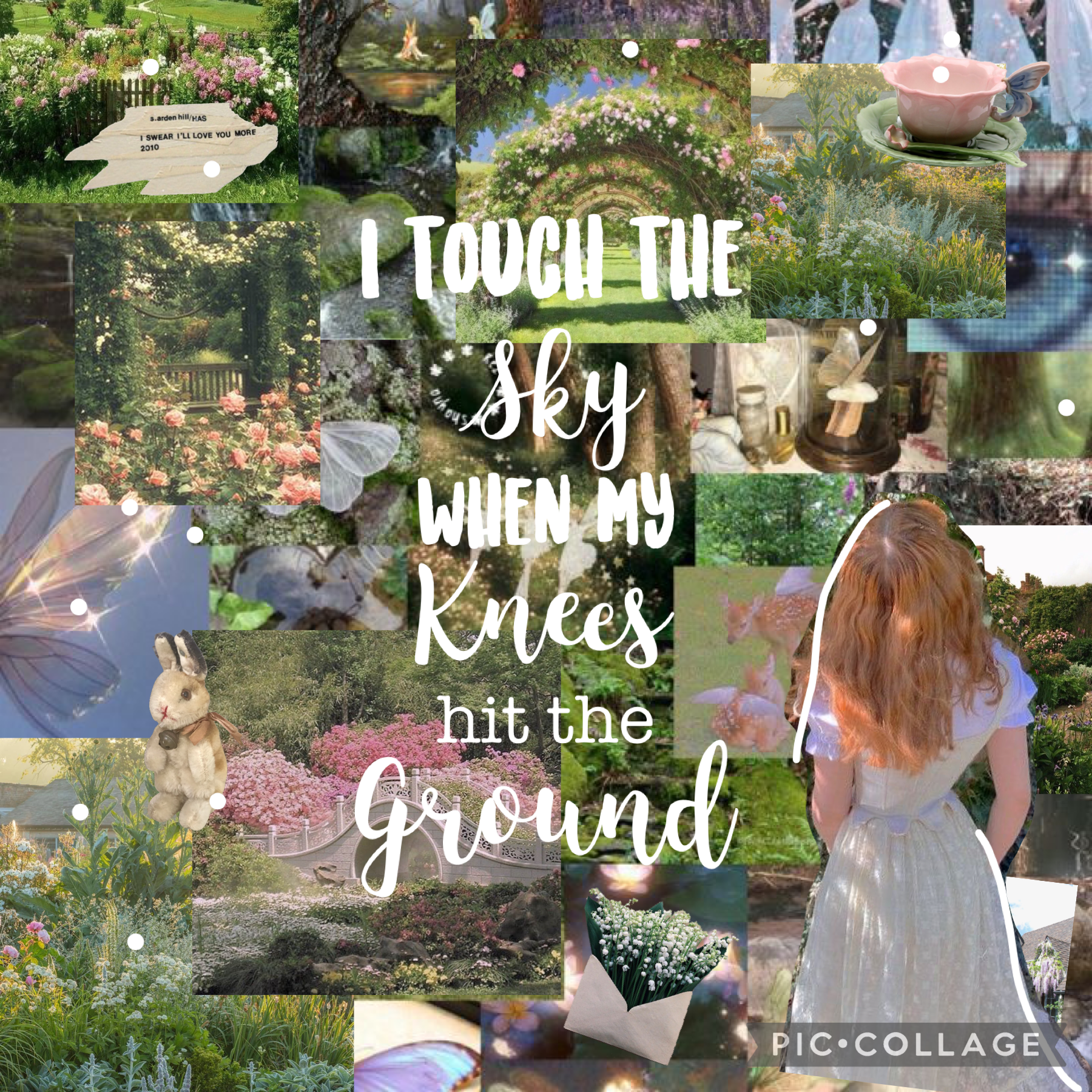 🌸 Apr 6 2022 🌸
This collage is simple and gardencore inspired. Sadly I have lost my old style experimenting with new ones! :)