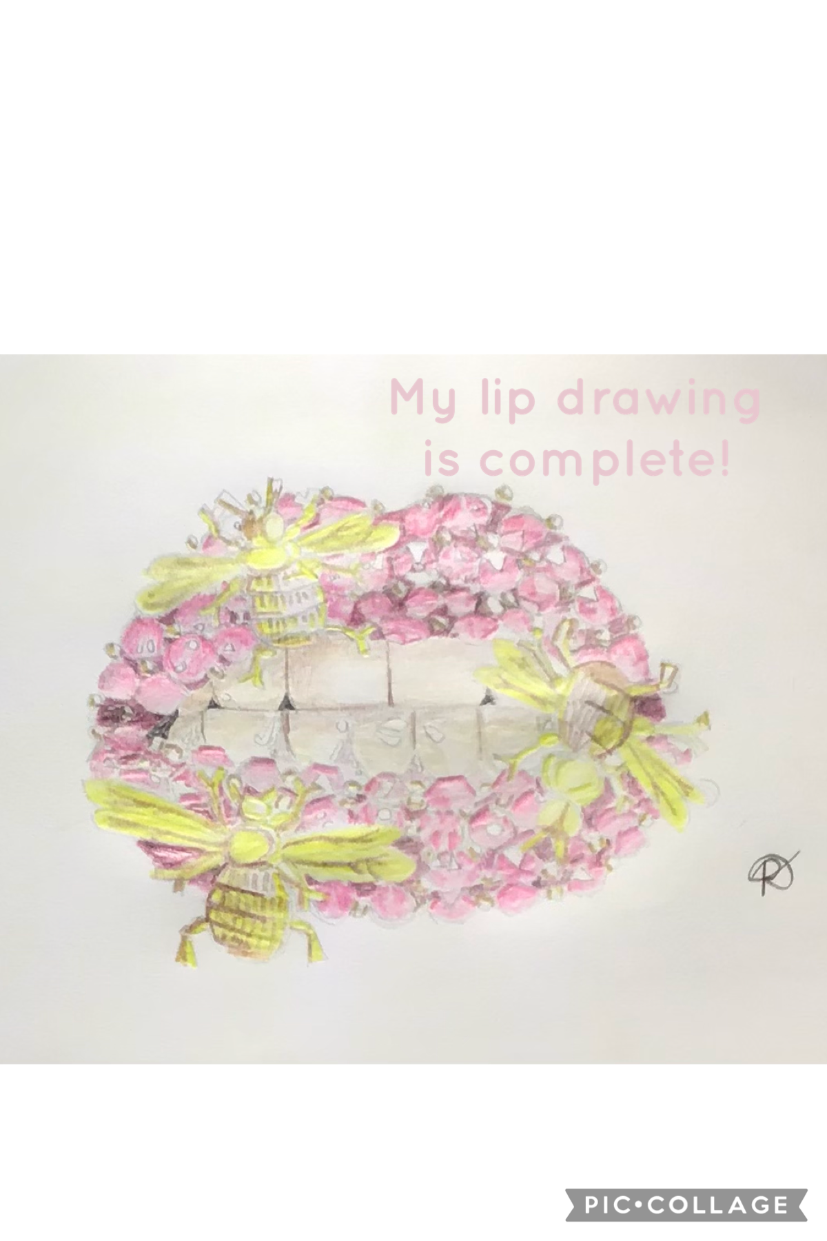 My lip drawing is complete!