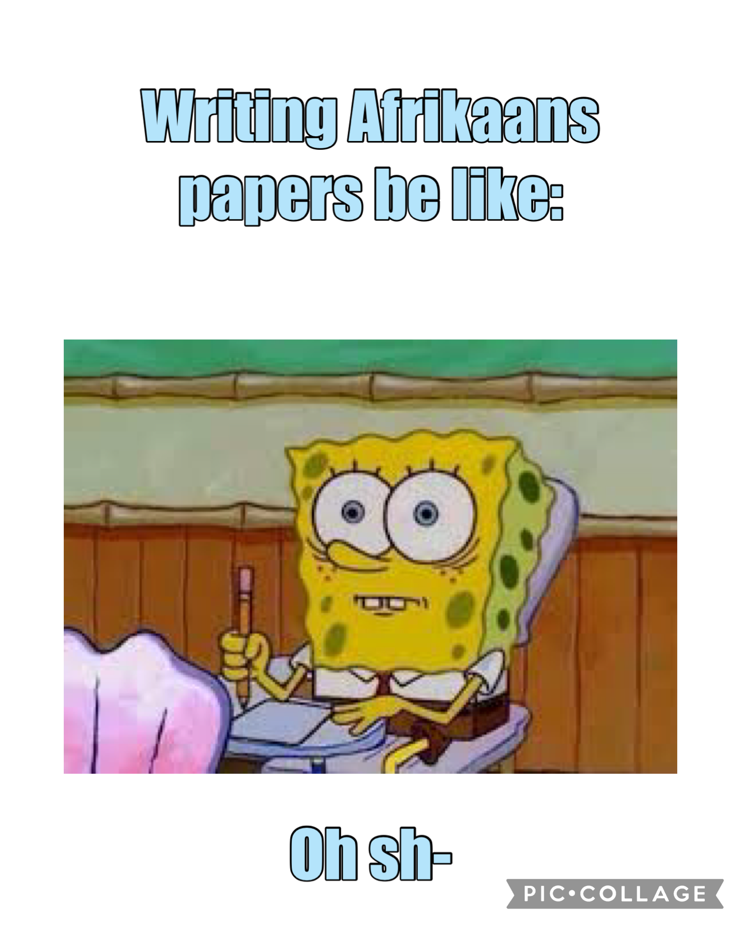 Afrikaans papers be like: